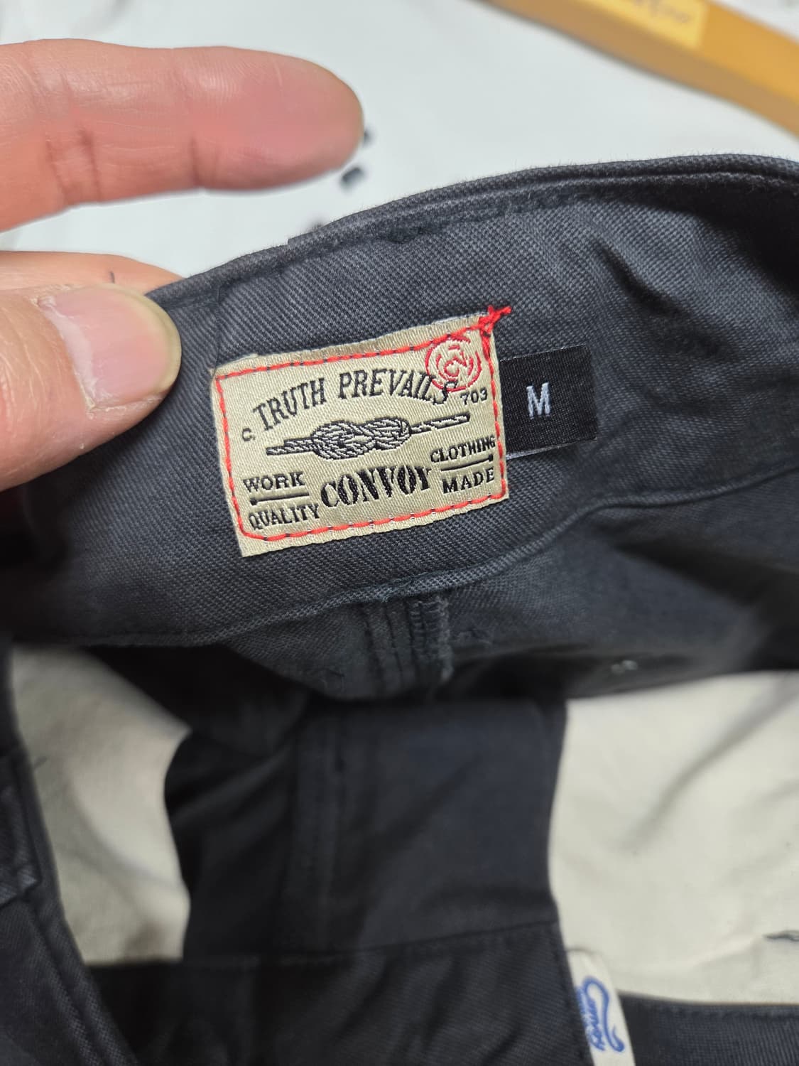 Convoy 빈티지 원턱 워크웨어 코튼팬츠 m 대략 26 27  상품이미지3