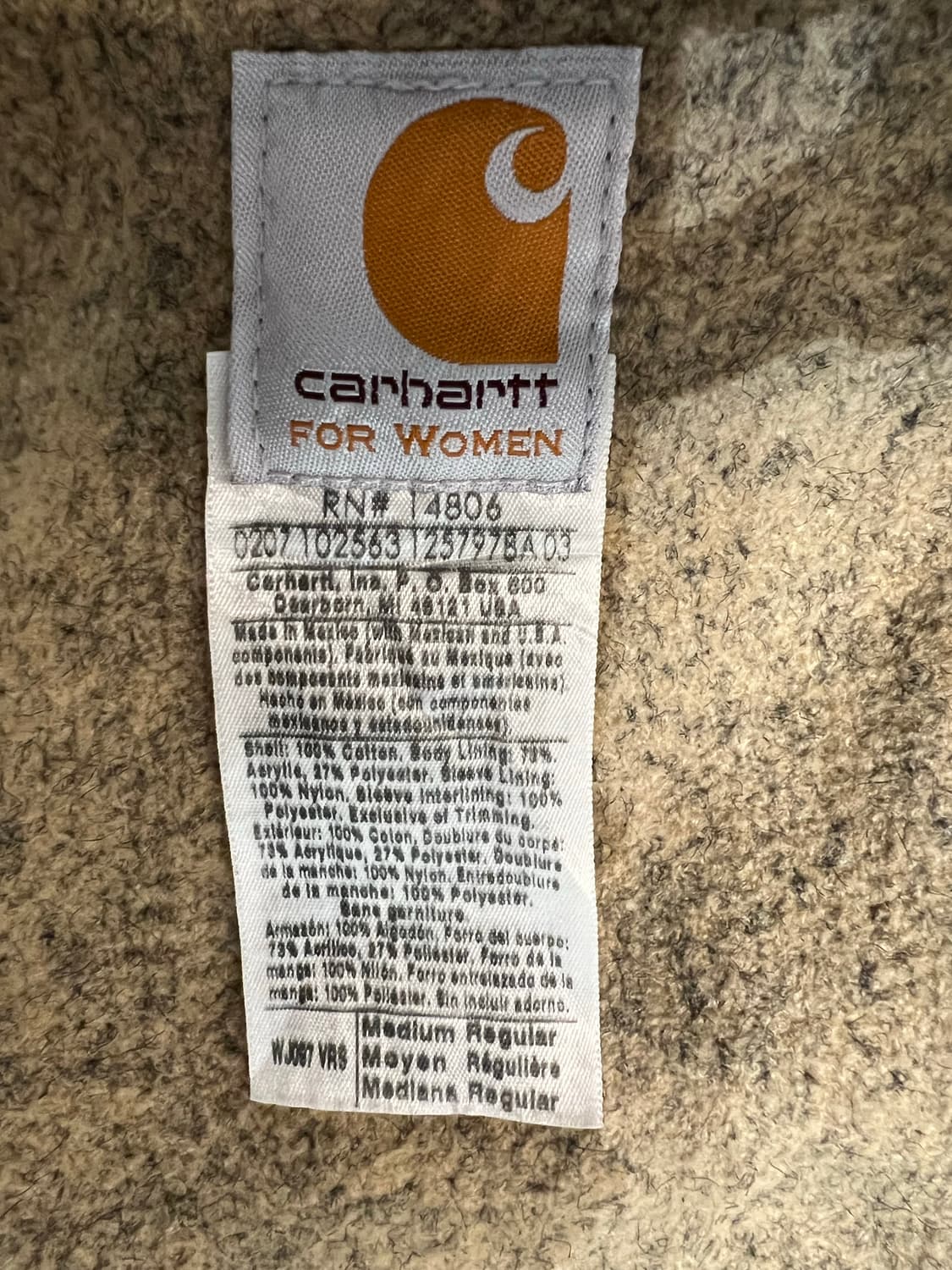 칼하트 디트로이트 j97 vrs M 상품이미지4