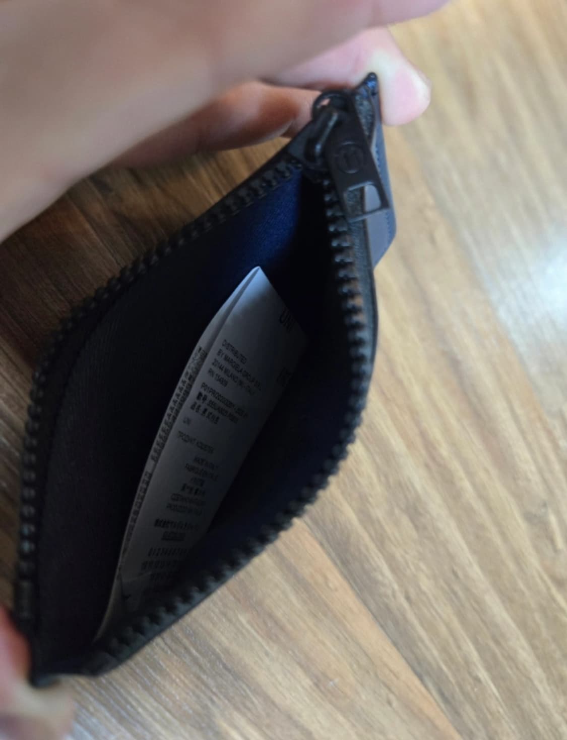 [새상품]메종 마르지엘라 블랙 가죽 카드 지갑 [정품] 상품이미지4