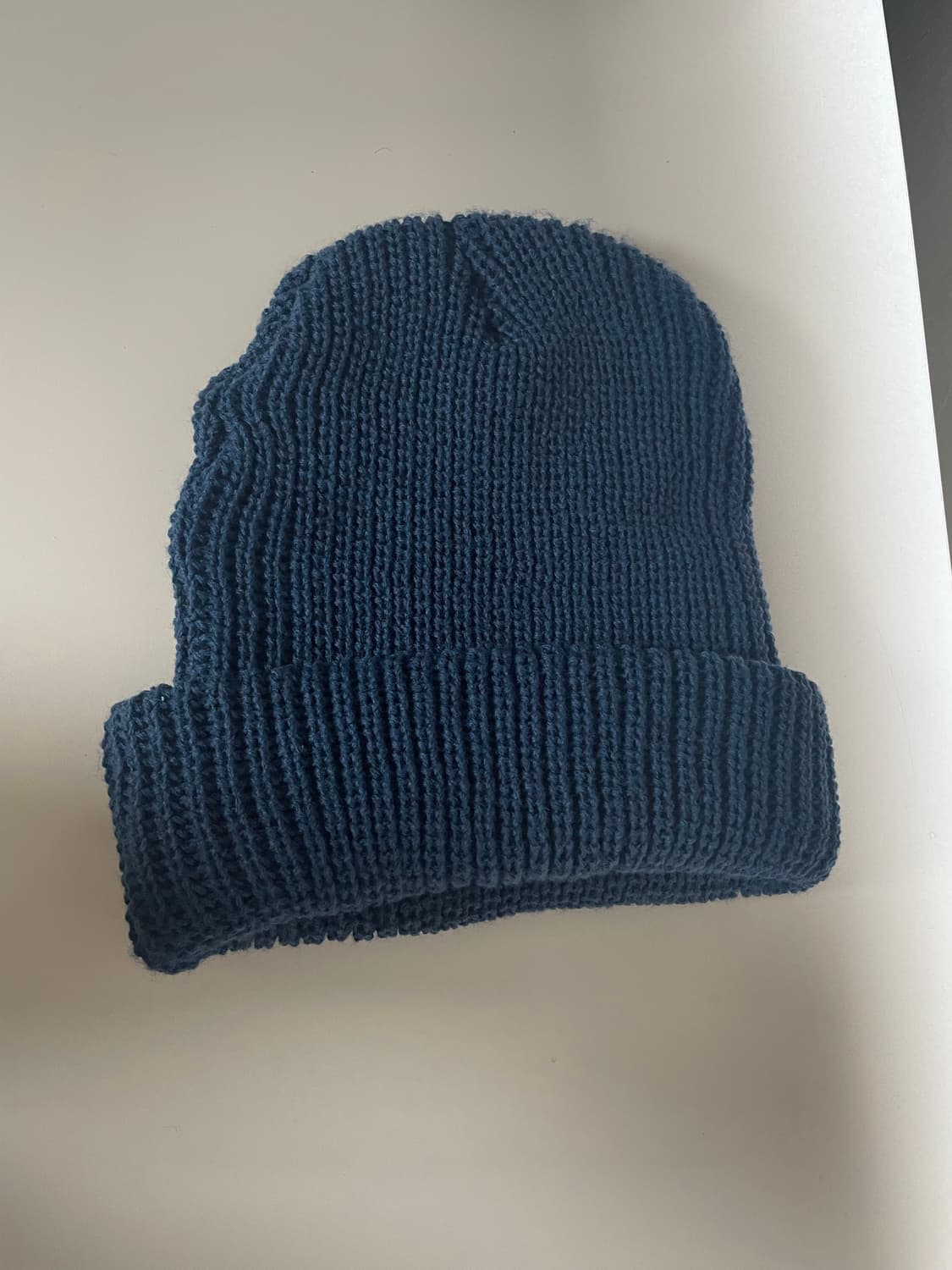 히스테릭 글래머 플레임 로고 니트 비니 네이비 상품이미지4