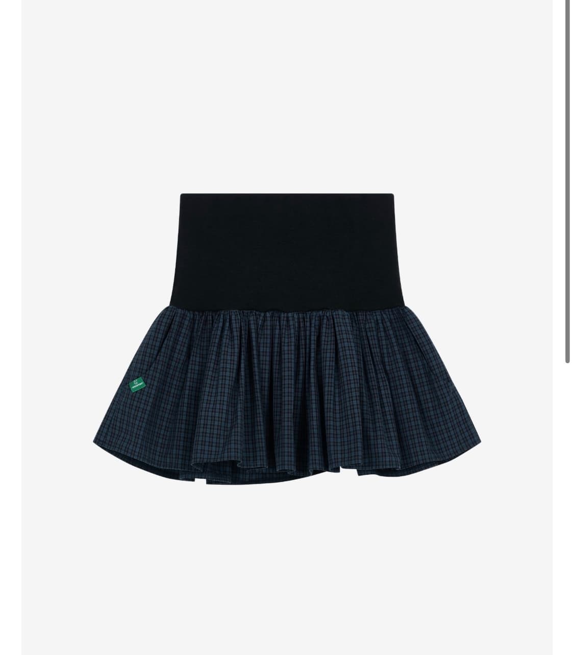 노컨텐츠 Mix Check Mini SK _ Navy 상품이미지1