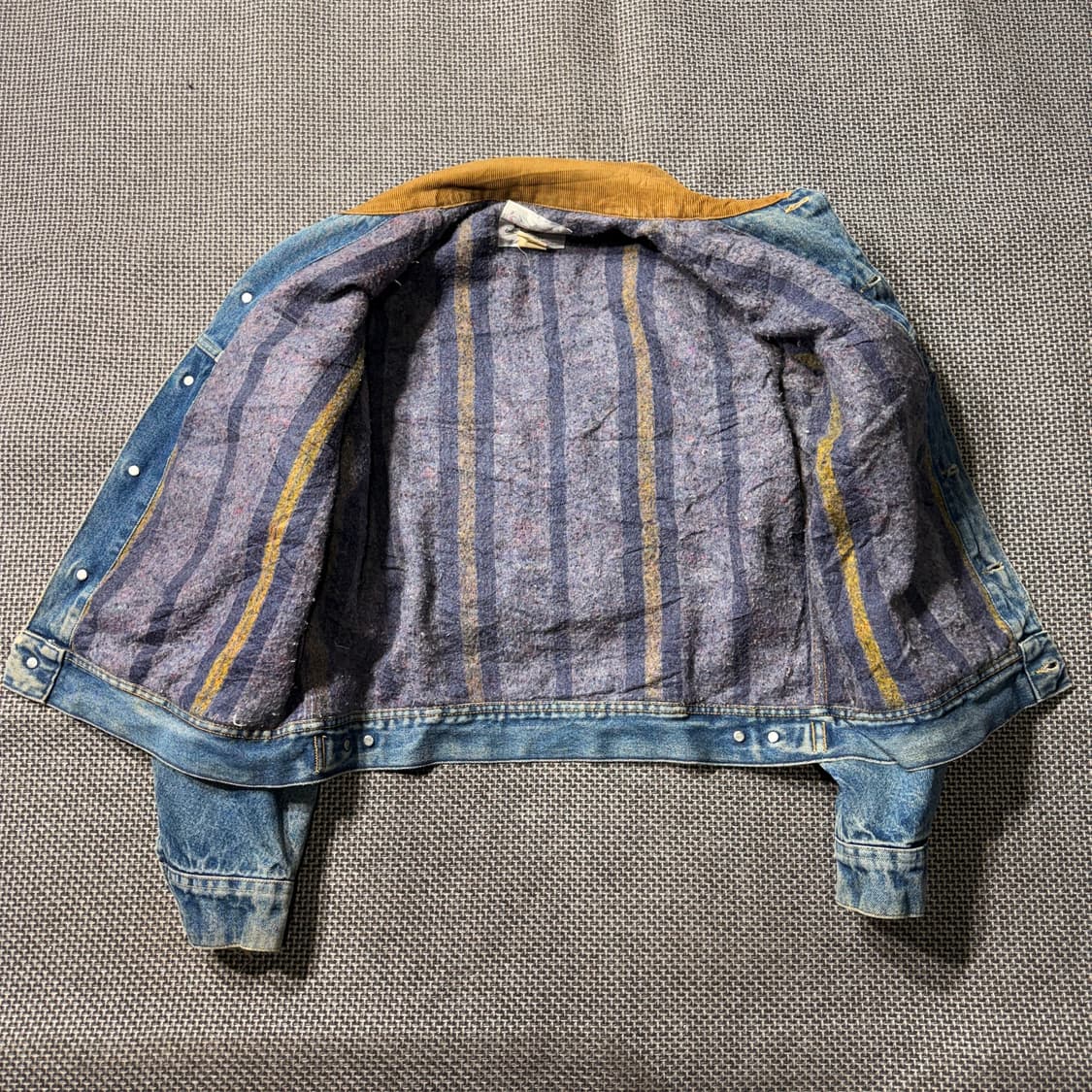 70s USA Lee 스톰라이더 데님 트러커 (old-8529) 상품이미지6