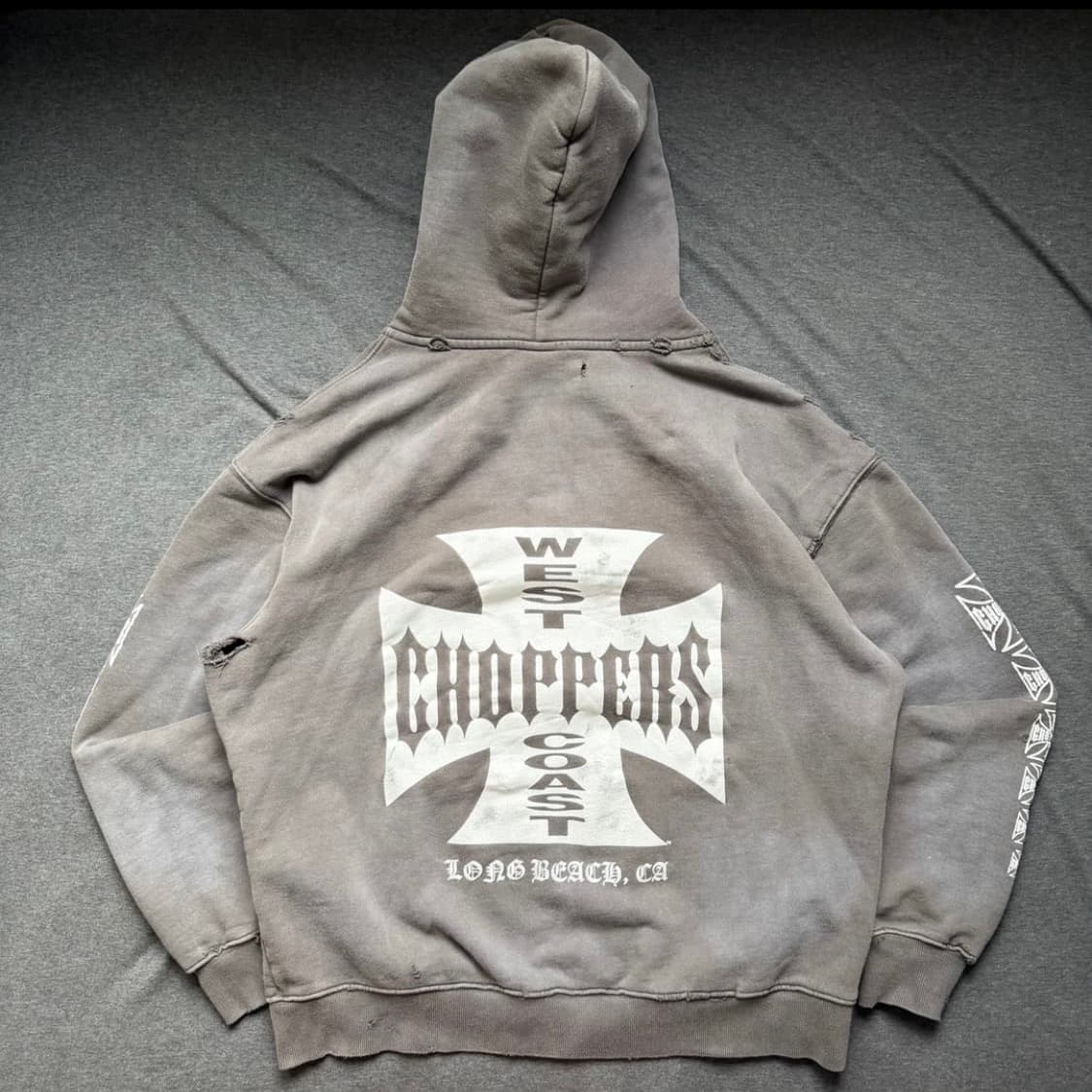 90s West Coast Choppes Zip-up Hoodie 상품이미지4