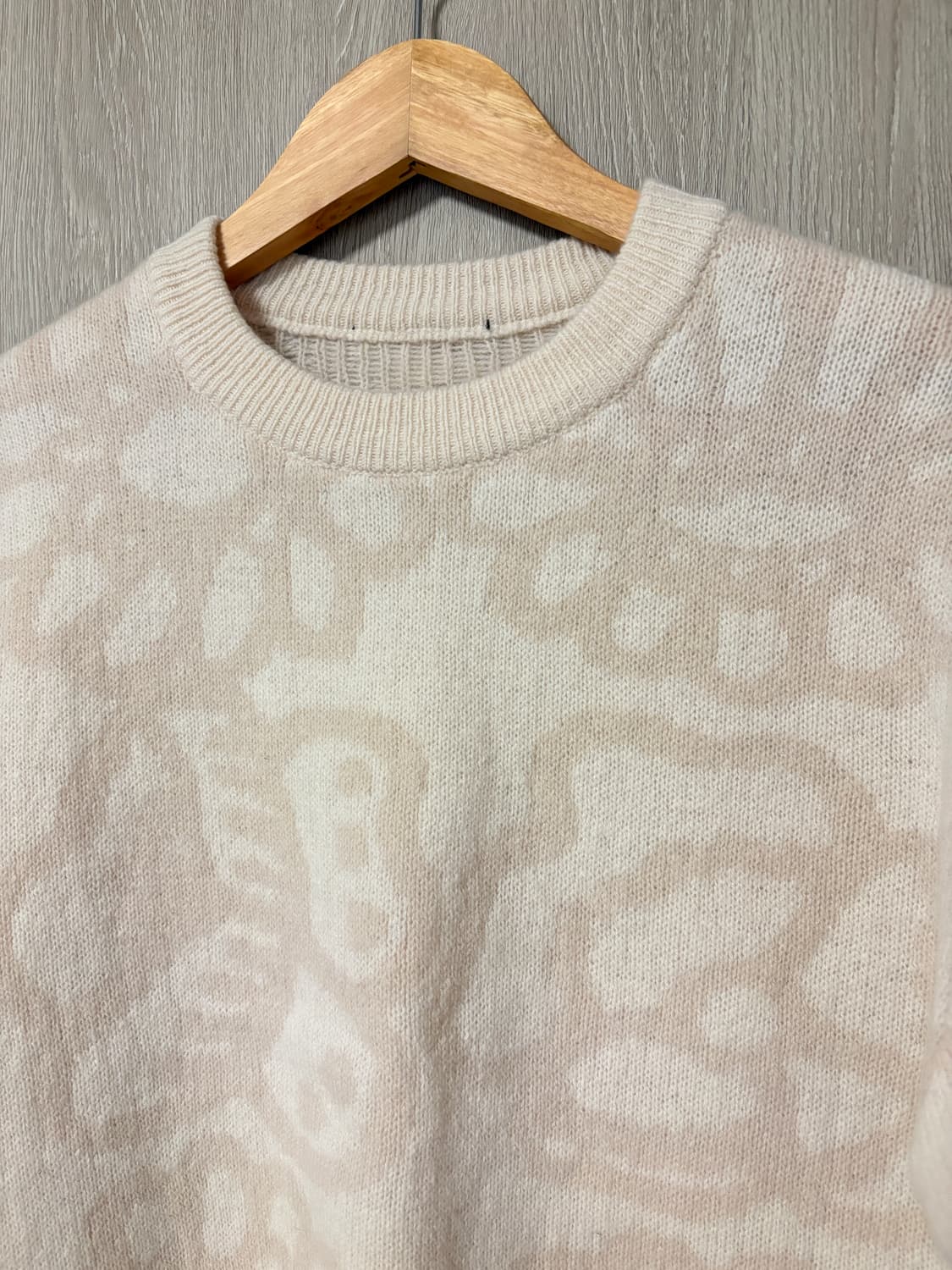 유니클로 마리메꼬 램스울 크루넥 스웨터 S 상품이미지3