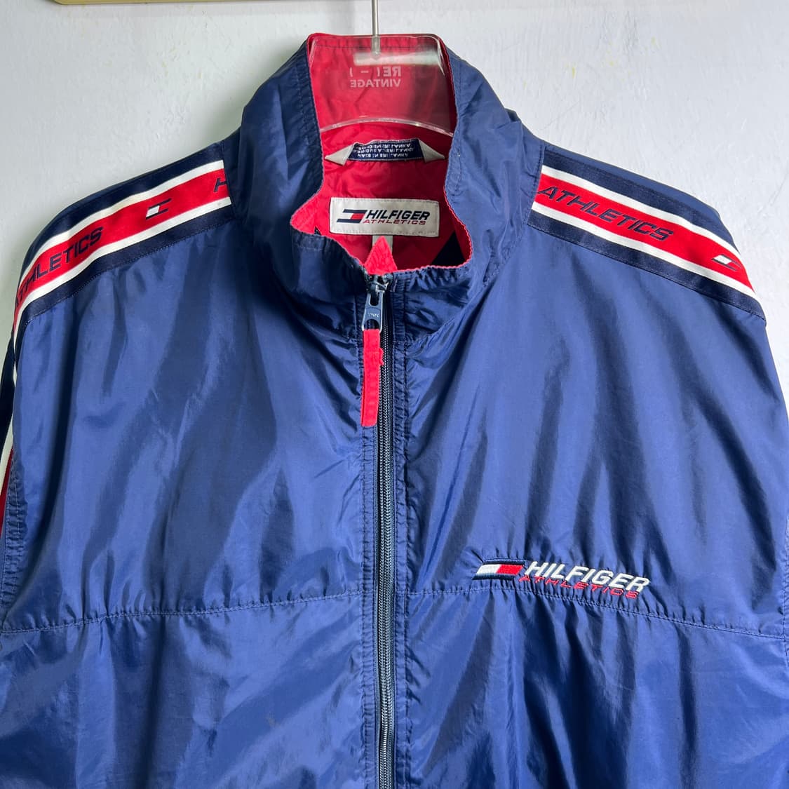 타미힐피거 올드스쿨 네이비 바람막이 M 상품이미지5
