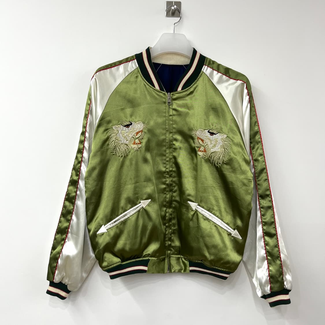 JAPAN 리버시블 타이거 자수 스카쟌 자켓 상품이미지3