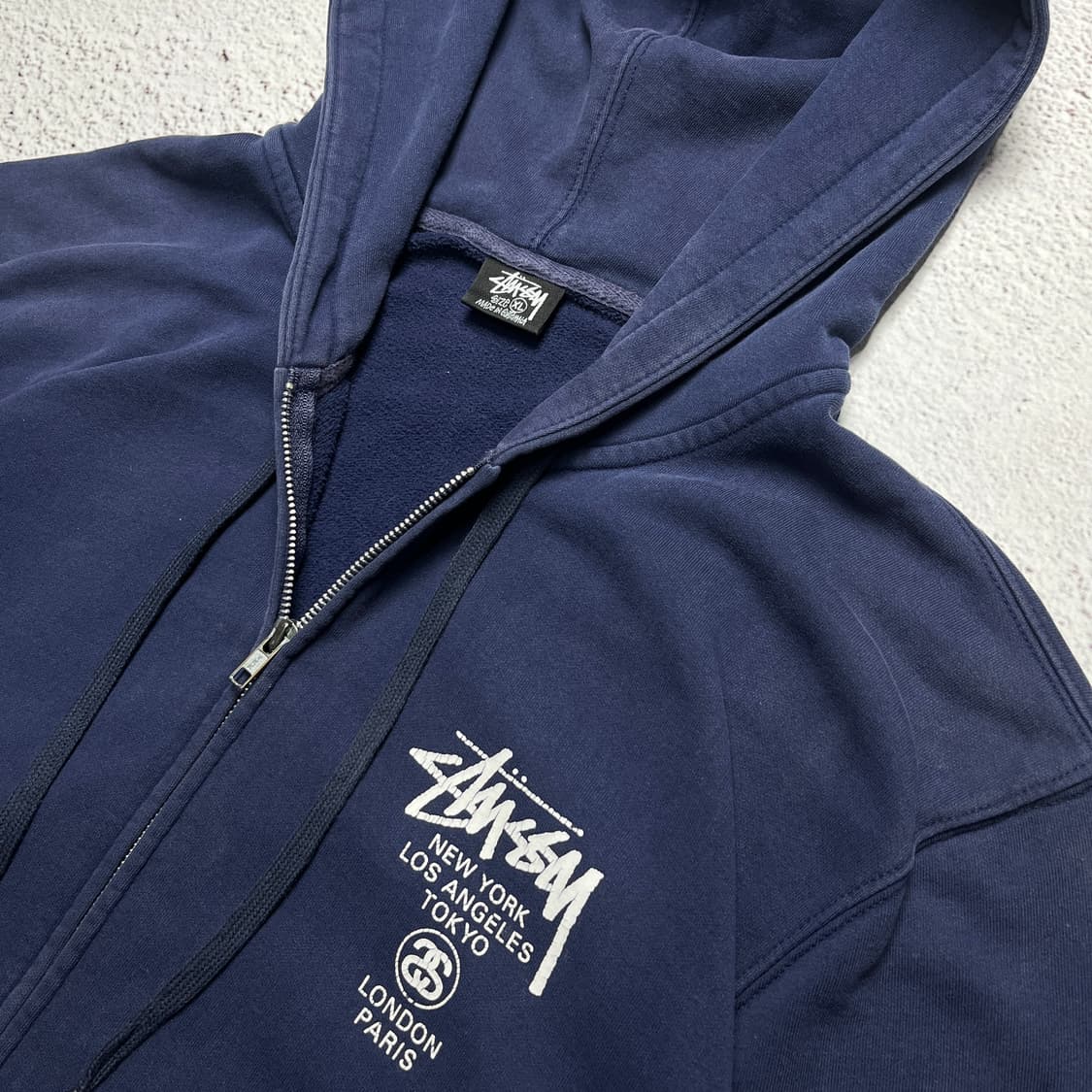 Stussy World Tour Zip Hoodie 상품이미지3