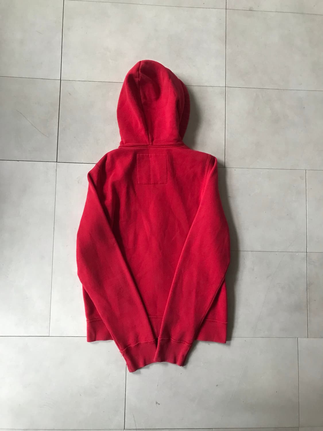 홀리스터 레드 오버핏 후드집업 상품이미지8