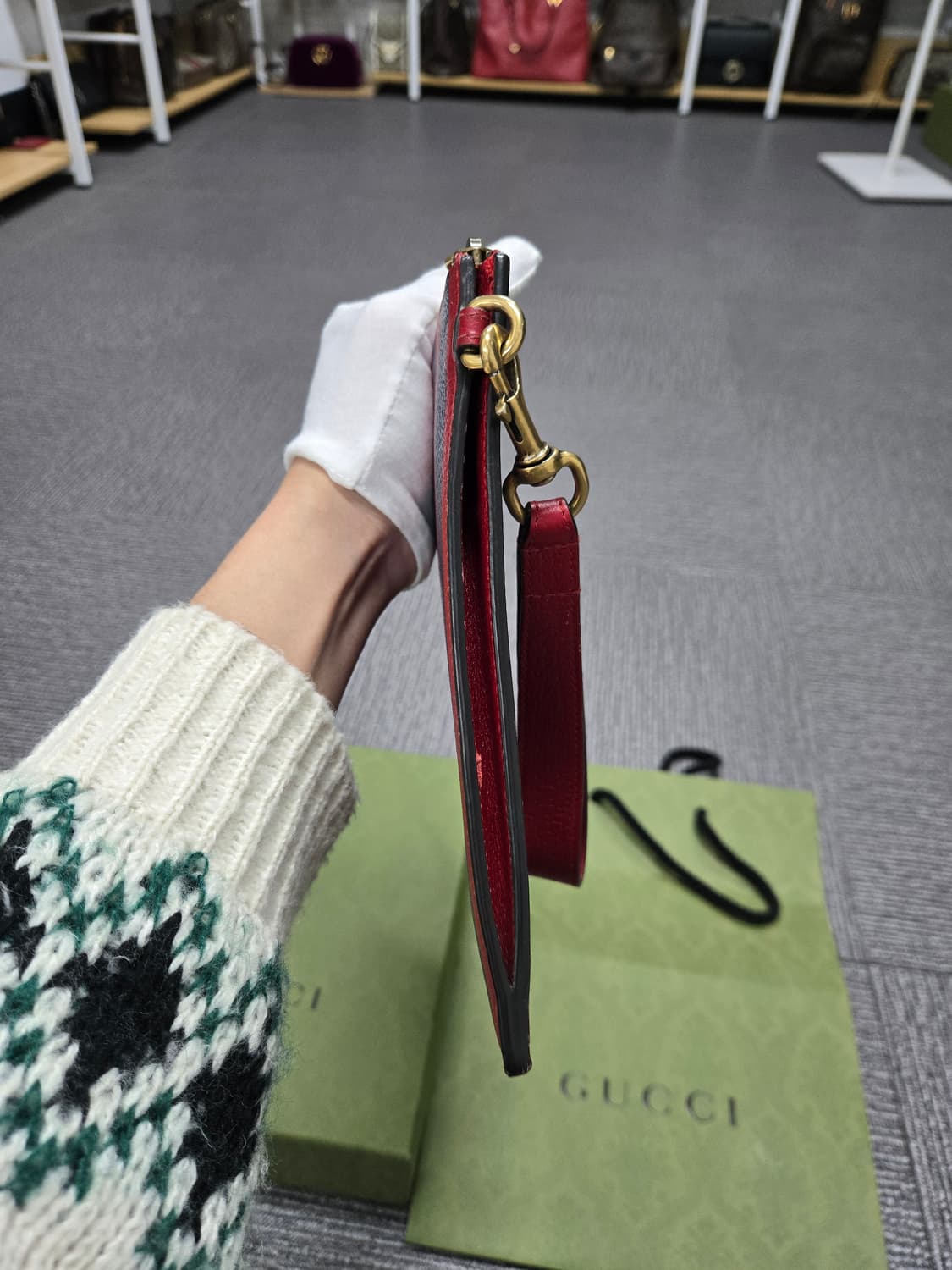 [특가][한정판] 구찌 킹스네이크 클러치백 상품이미지3