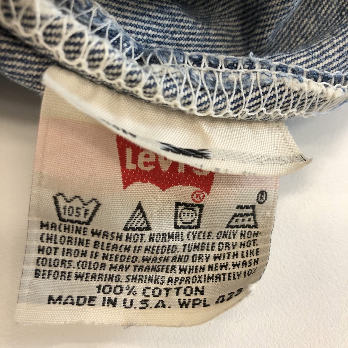 90s 리바이스 501xx USA 생산 데님진 33 인치 상품이미지5