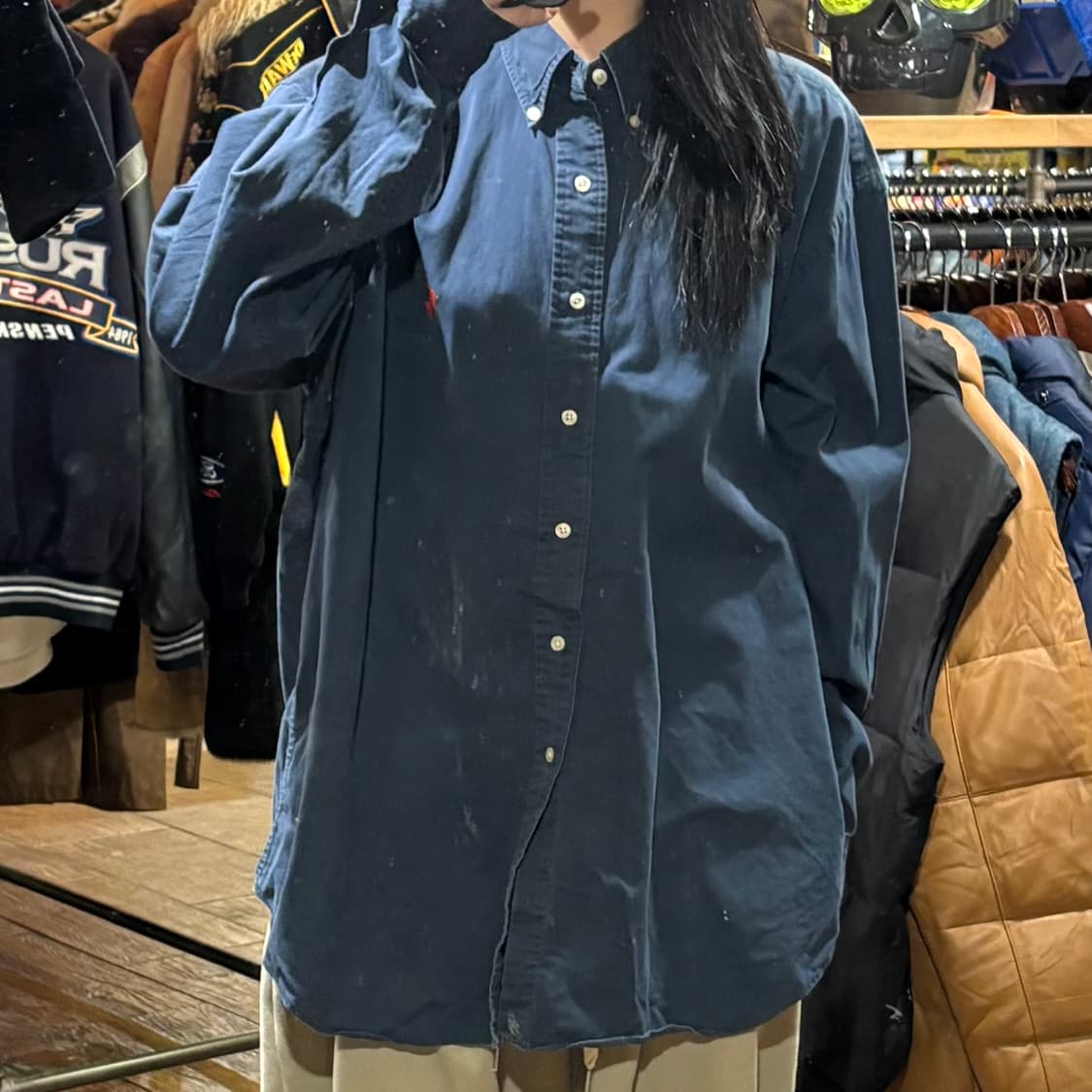 [HI] Polo 폴로 랄프로렌 긴팔셔츠 네이비 상품이미지2