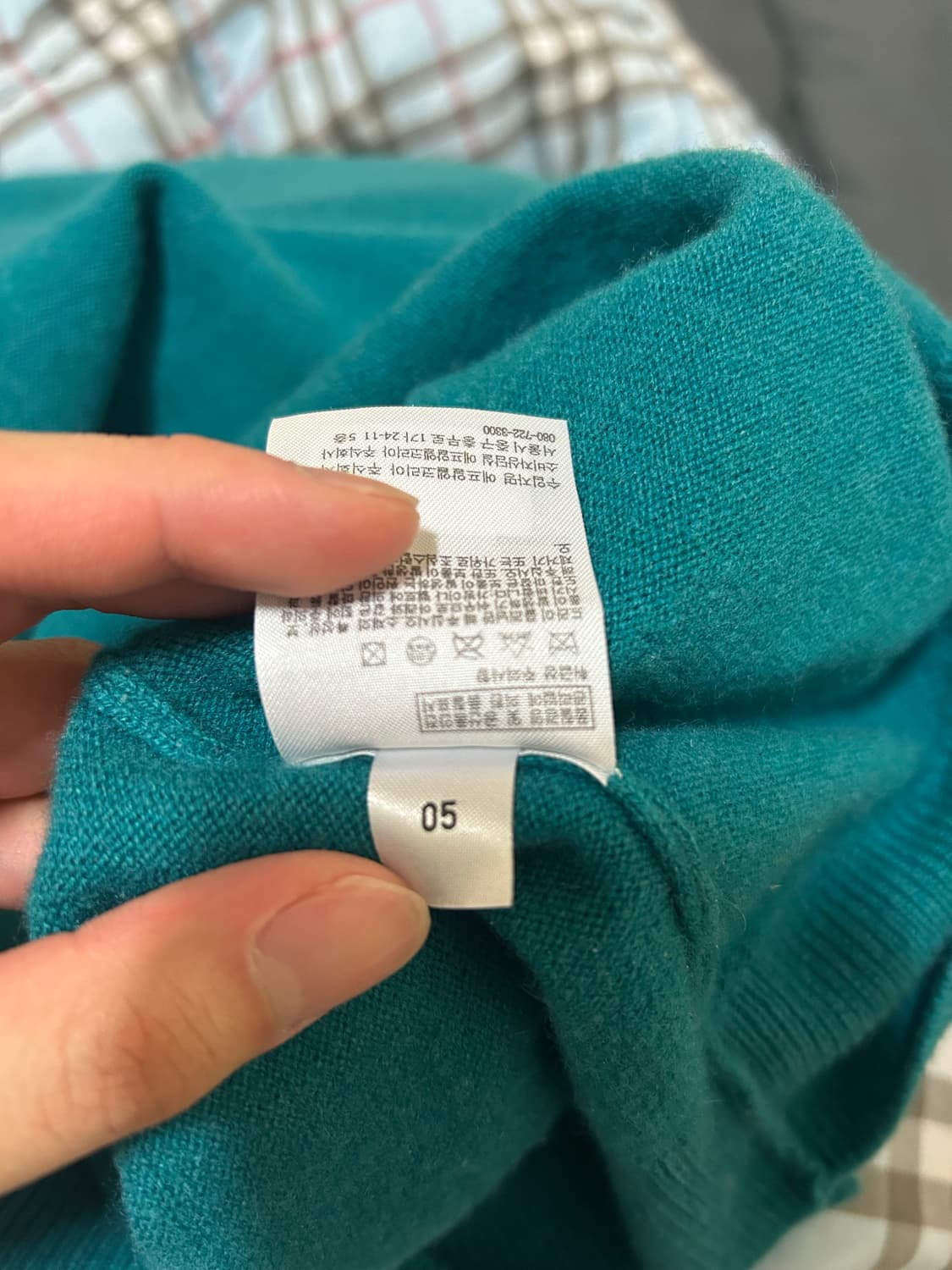 유니클로 브이넥 캐시미어니트 L 상품이미지5