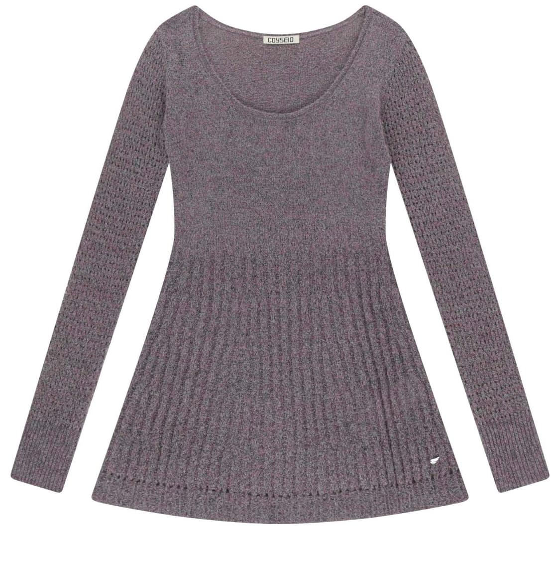 코이세이오 소프트 벨 니트 퍼플 상품이미지1