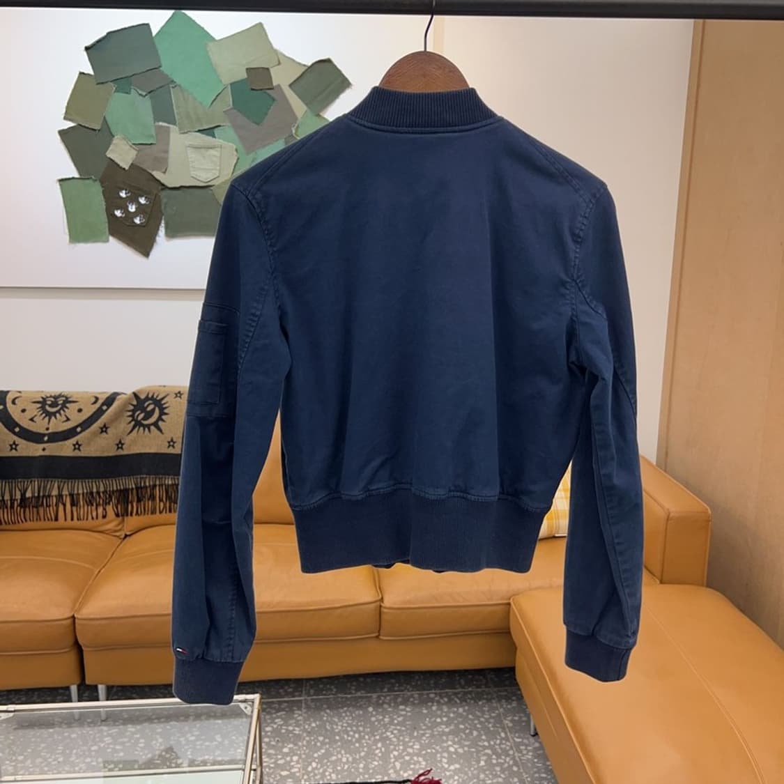 타미힐피거 올드스쿨 네이비 숏 블루종 자켓 95 C05036  상품이미지2