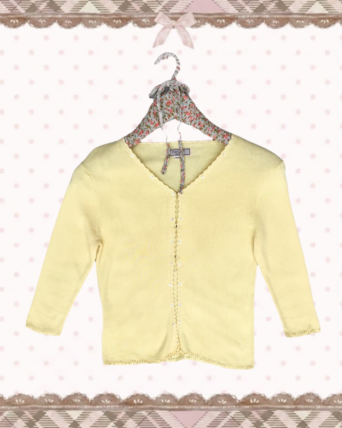 비즈 레몬 썸머 가디건 상품이미지1