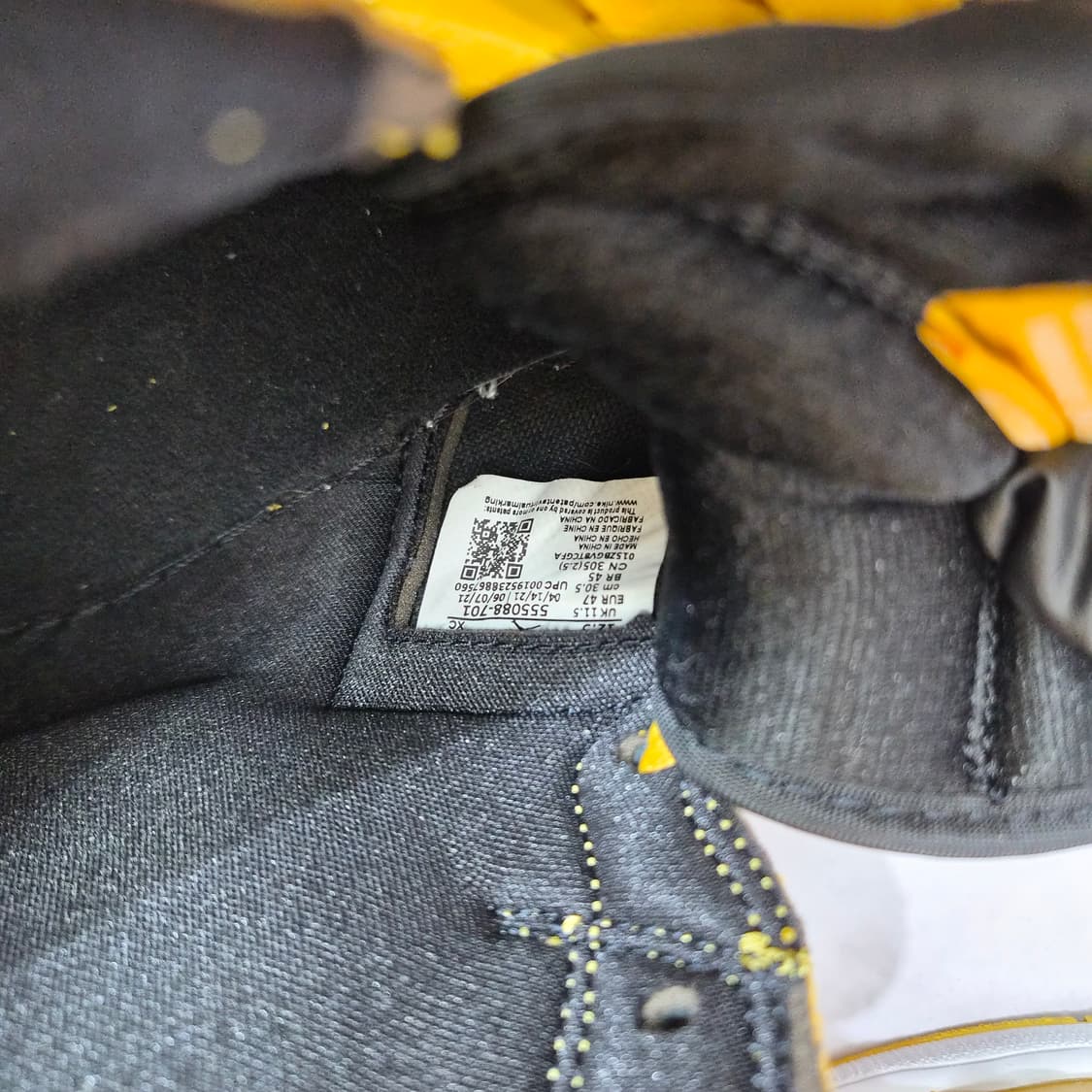 에어조던1 레트로 하이 OG 폴른 상품이미지7