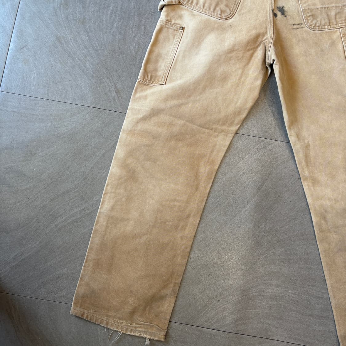 칼하트 정품 브라운 더블니 팬츠 바지 상품이미지8