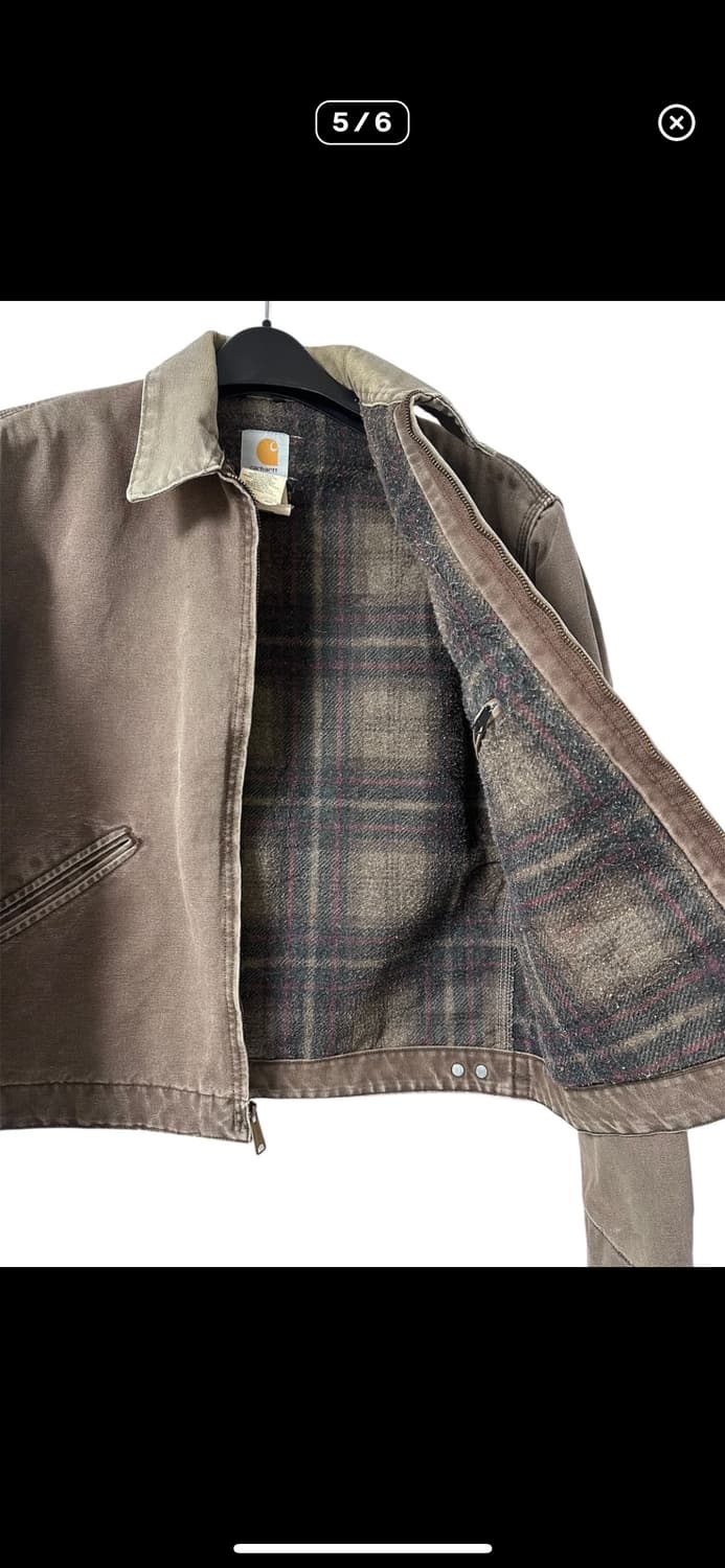 빈티지 USA 칼하트 j97 CHT 체스트넛 상품이미지5