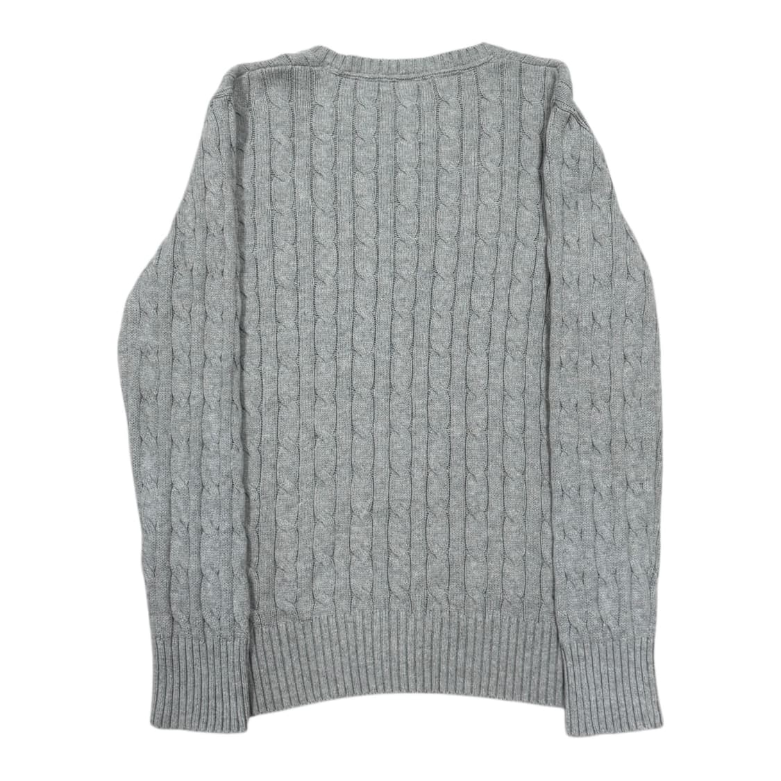 폴로 랄프로렌 포니 케이블 꽈배기 니트 그레이 L 상품이미지3