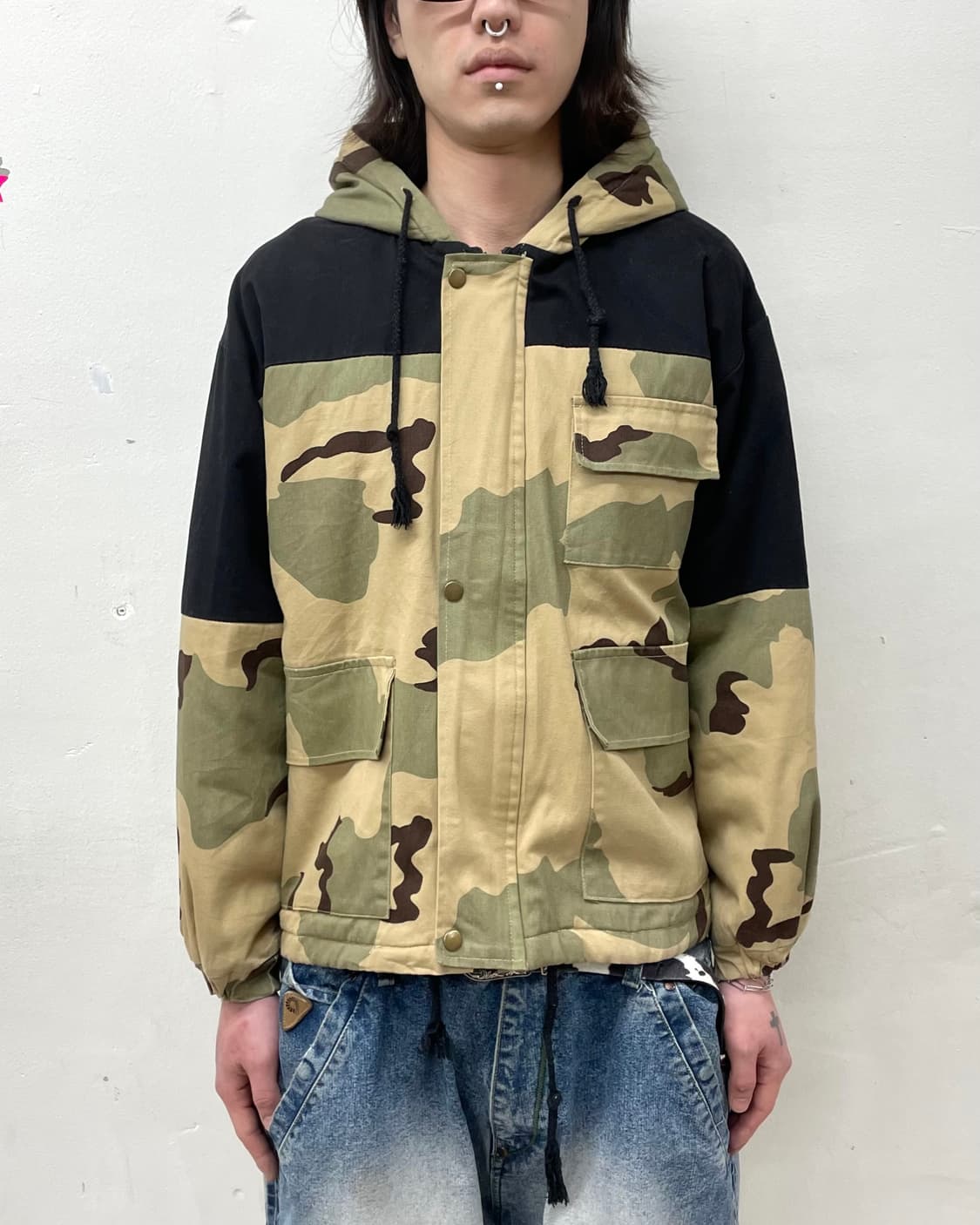  military camo hooded jacket 상품이미지1