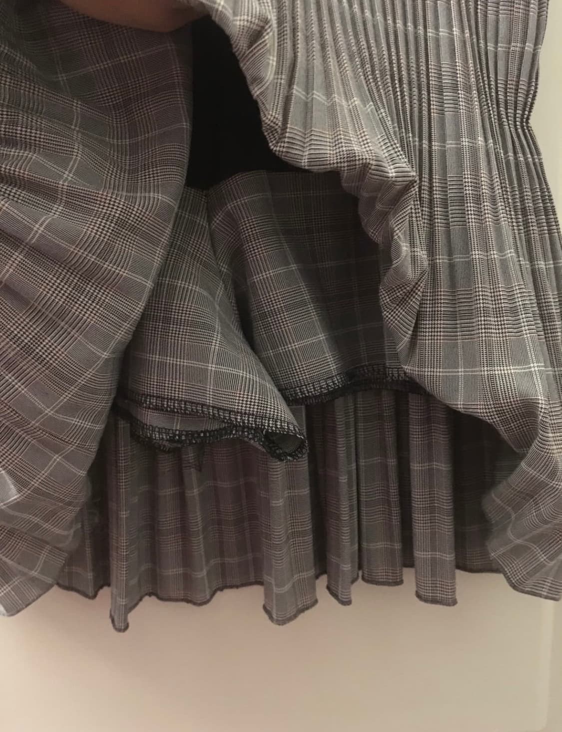 빈티지 체크 스커트 상품이미지6