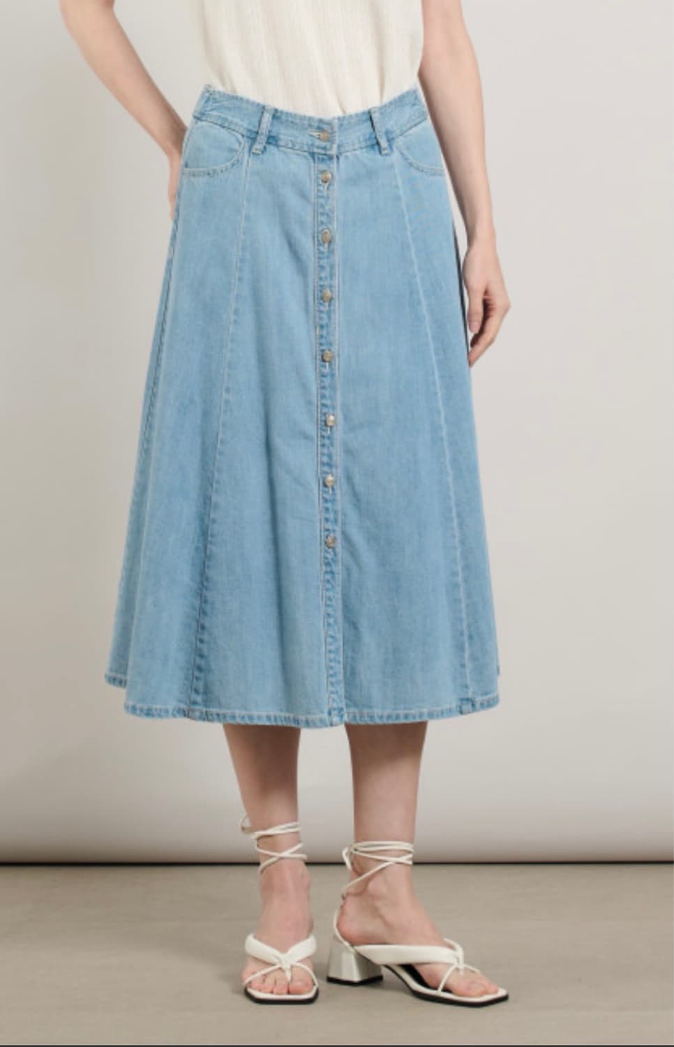 BCBG A라인 데님 스커트 28 상품이미지2