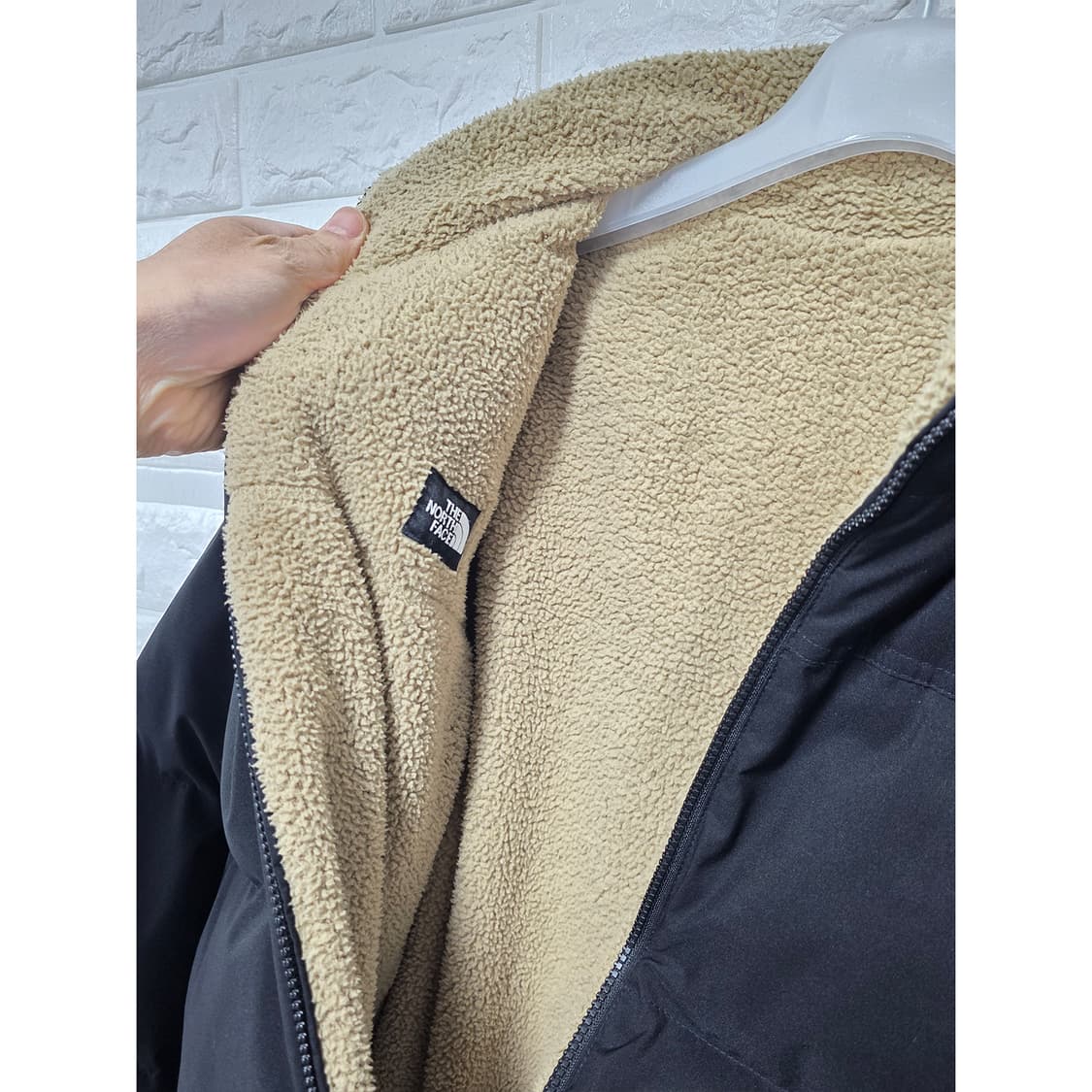 택포_ 성인S 노스페이스 리시버블 패딩 아동160 상품이미지2