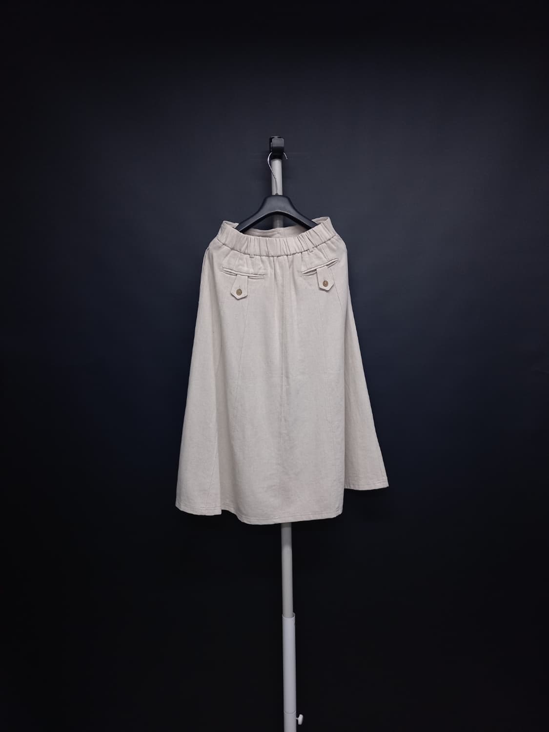 새 더 엣지 춘하추 와이드광폭 플레어 스커트 55 상품이미지2