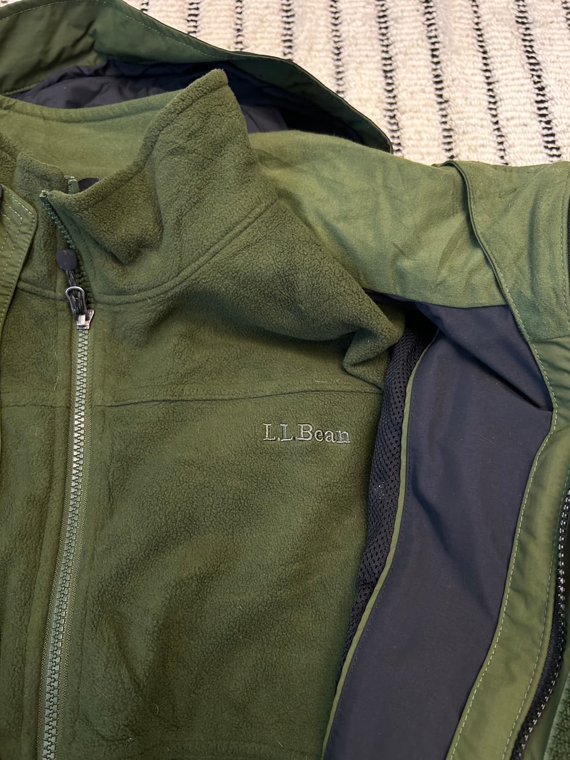 엘엘빈(LL Bean) 바람막이+후리스 세트 상품이미지2