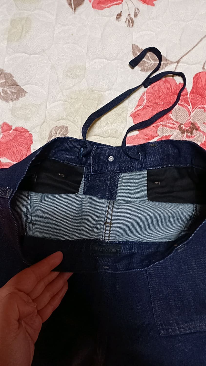 유니클로 와이드 테이퍼드진 29인치 기장100 상품이미지5