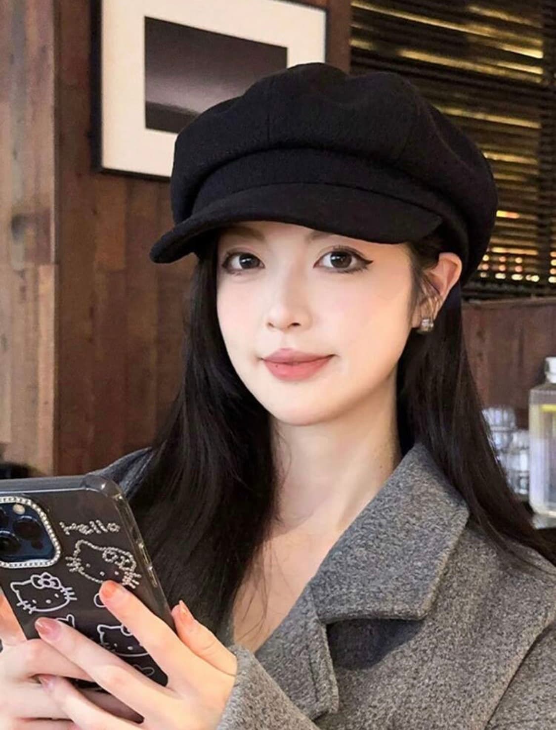 블랙 베레모  상품이미지1