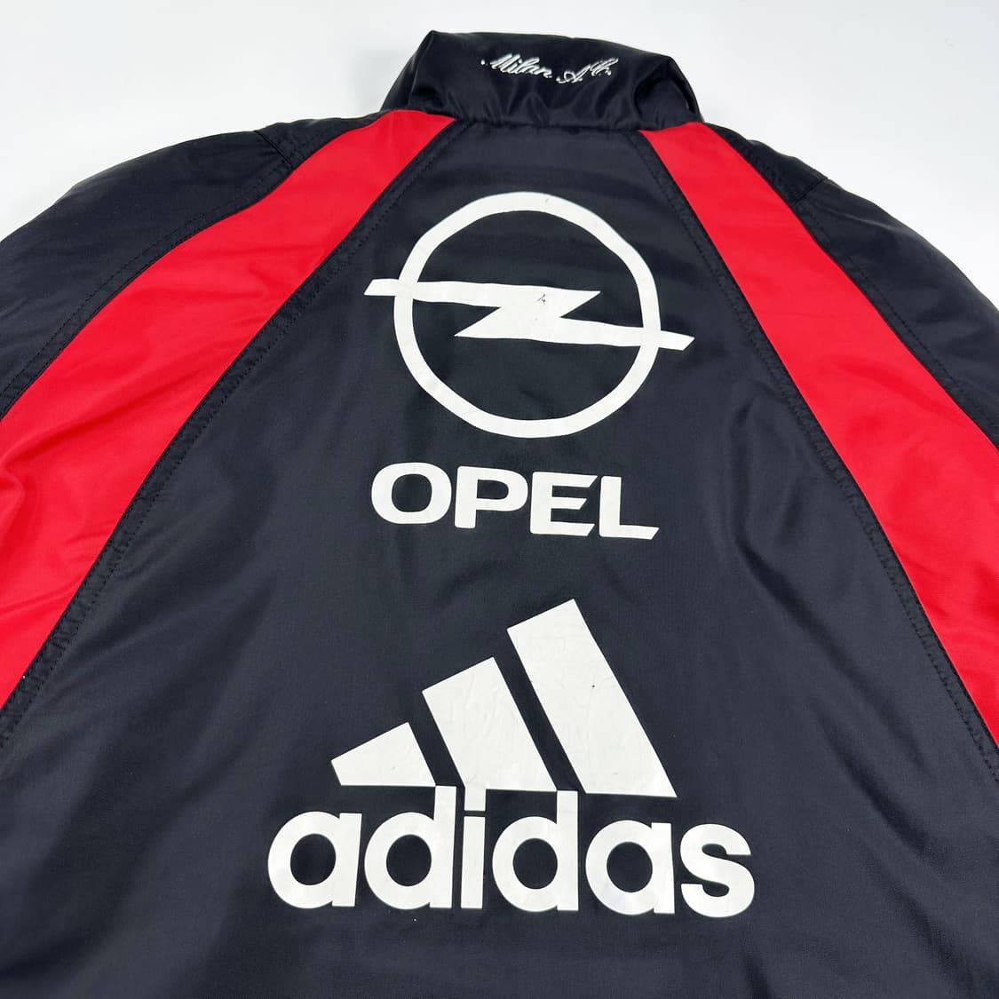 아디다스 AC밀란 풋볼 블랙 백로고 점퍼 (M) 상품이미지6