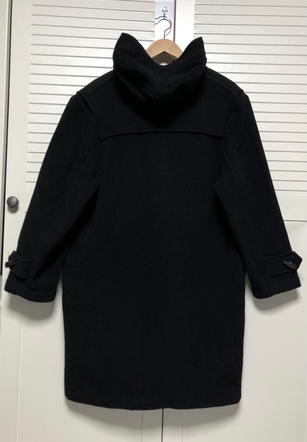 버버리 모직 체크 코트 프리미엄 버버리런던 떡볶이코트 상품이미지5