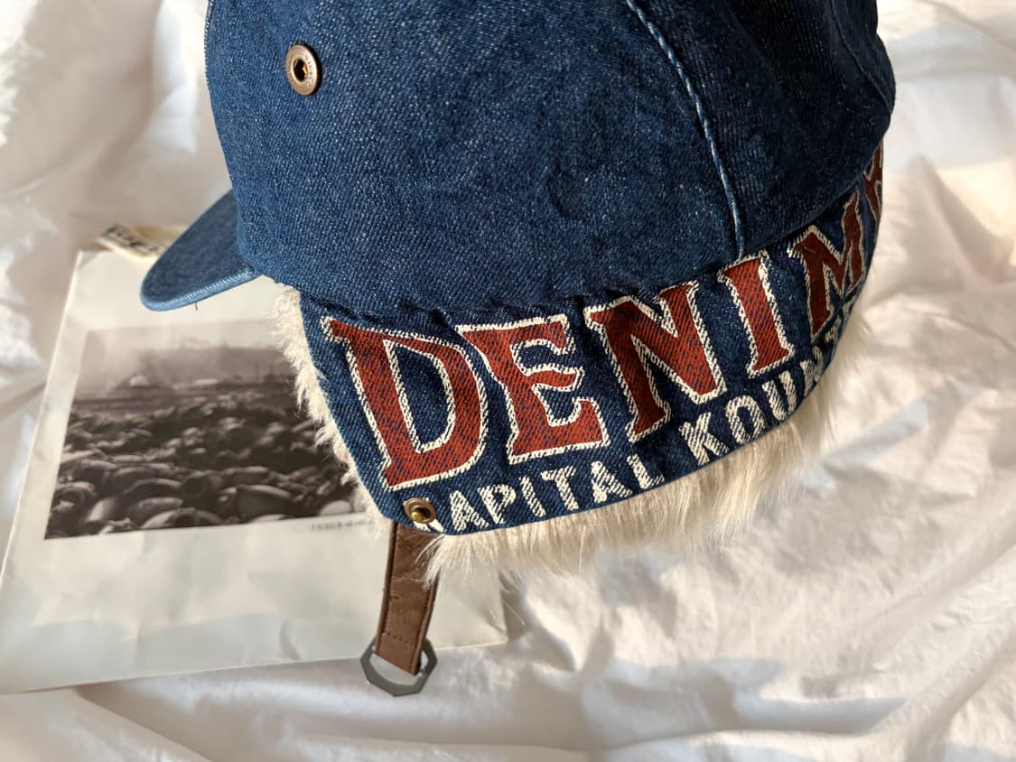 캐피탈 11.5온즈 데님 런드리 헌터 캡 인디고 상품이미지3