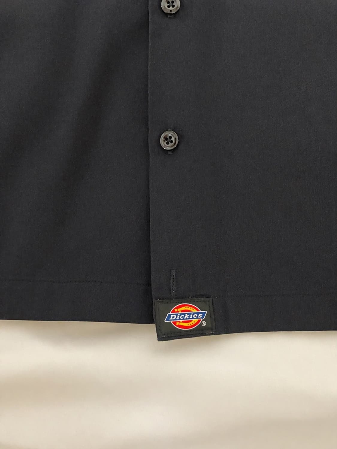 디키즈 크롭 워크 셔츠 블랙 상품이미지3