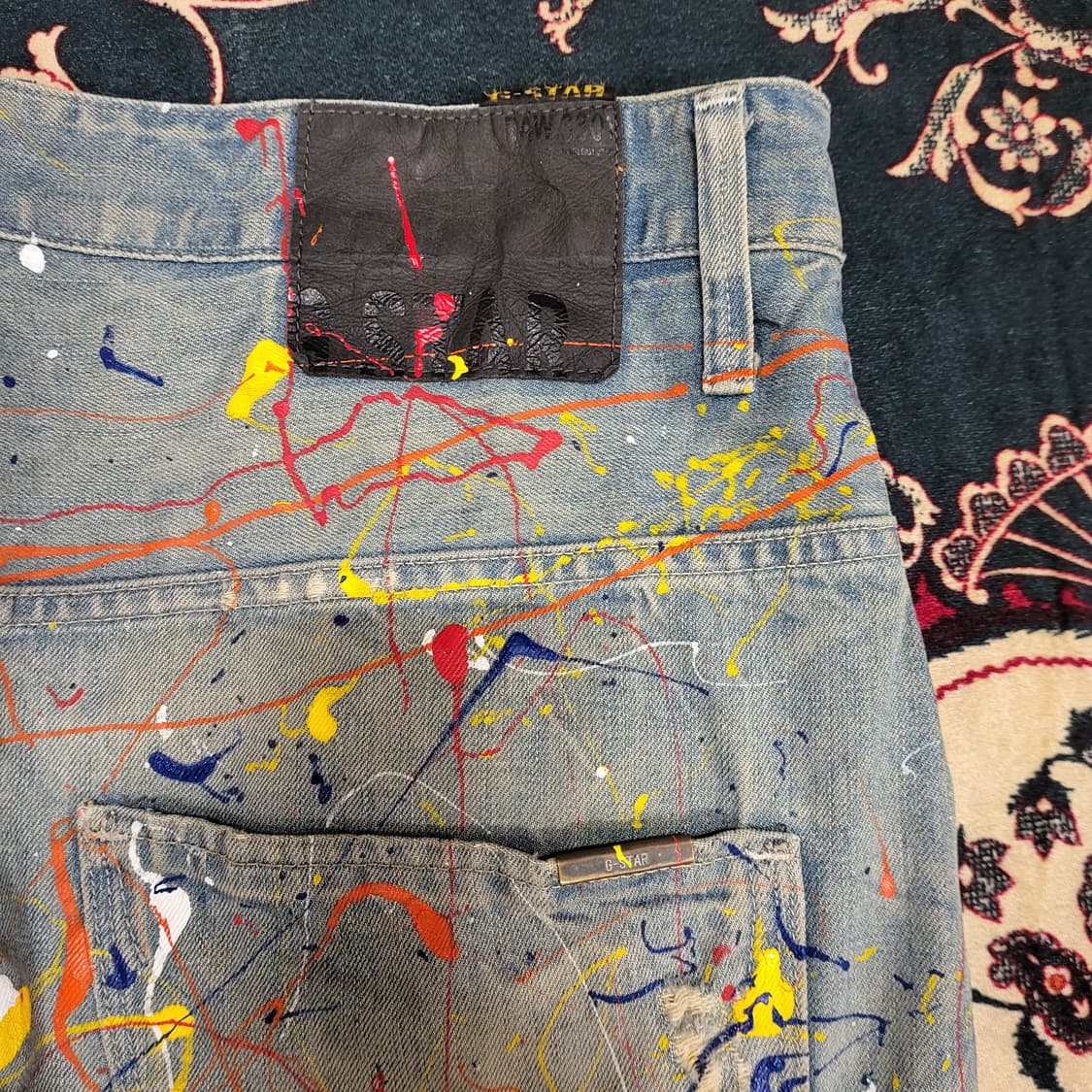 G-Star Raw 페인팅 청바지 (34) 상품이미지7