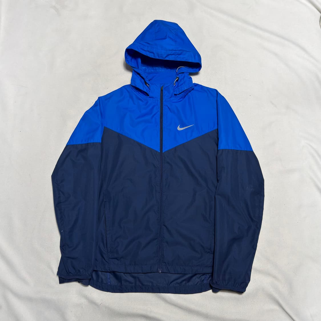 L 나이키 러닝 블루 네이비 배색 바람막이 상품이미지2