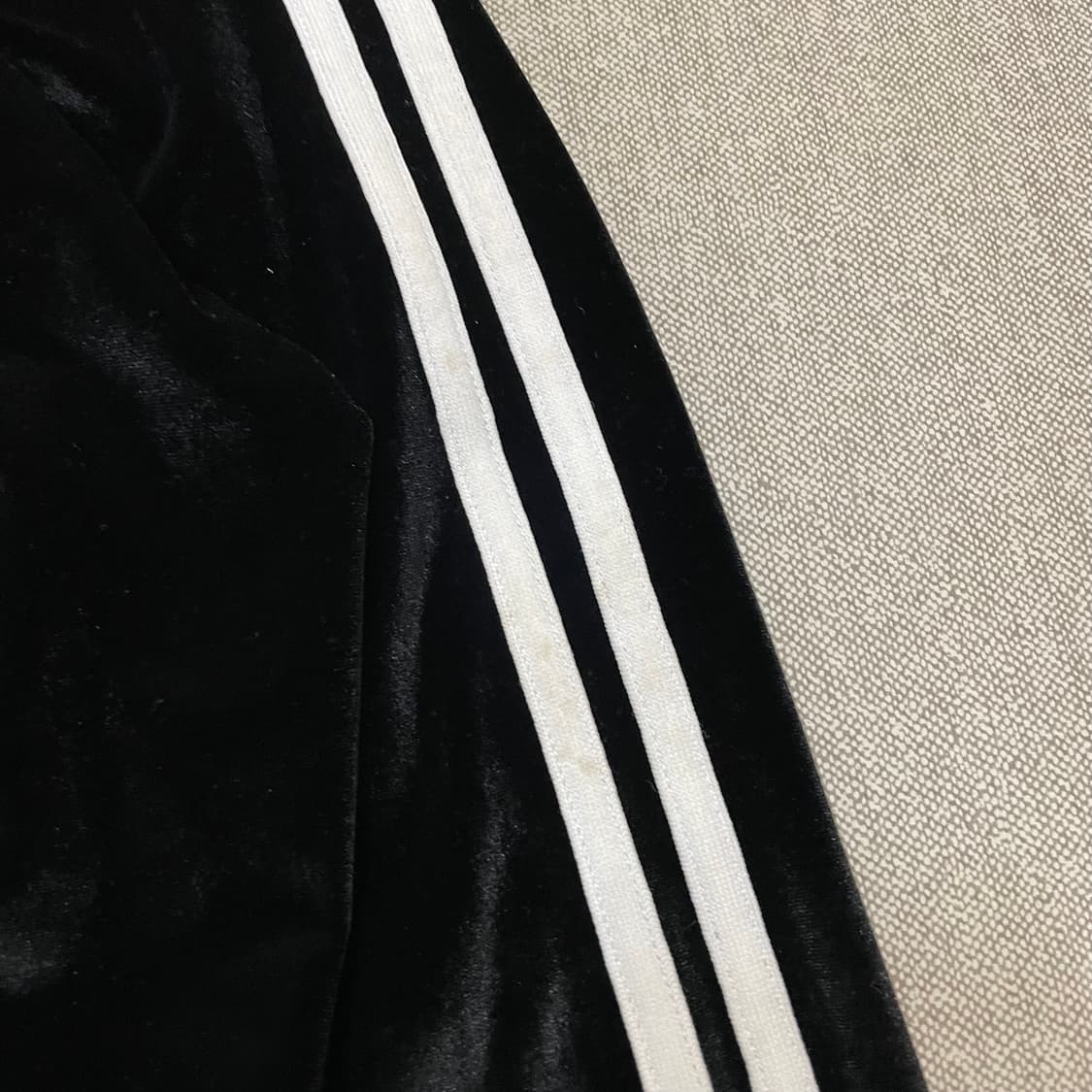 [택포] 널디 트레이닝복 벨벳 져지 트랙탑 블랙 L 상품이미지6