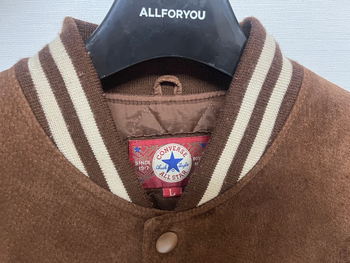 컨버스 90s 척테일러 가죽 바시티 자켓 일본판 상품이미지4