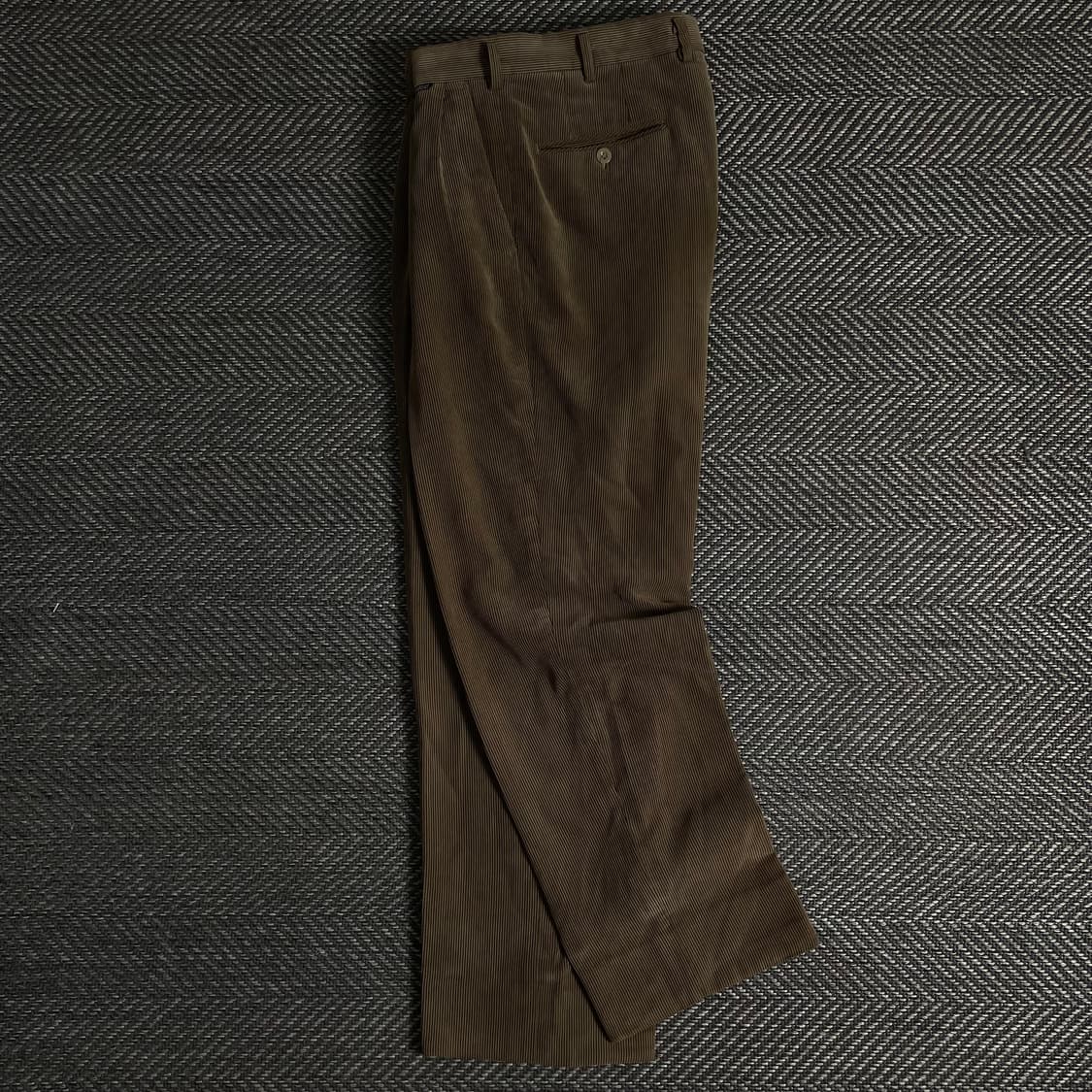 CAUCCI 브라운 코듀로이 와이드 팬츠y 3641 상품이미지3