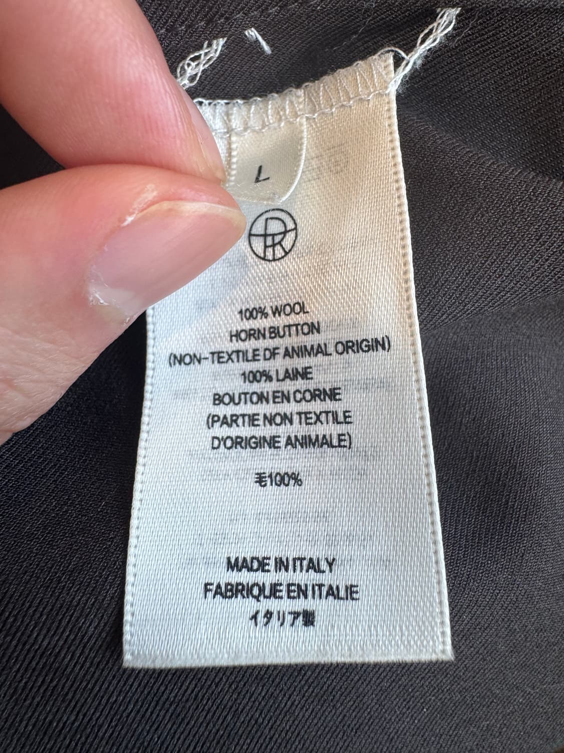 the row zach wool 셔츠 블랙 상품이미지7