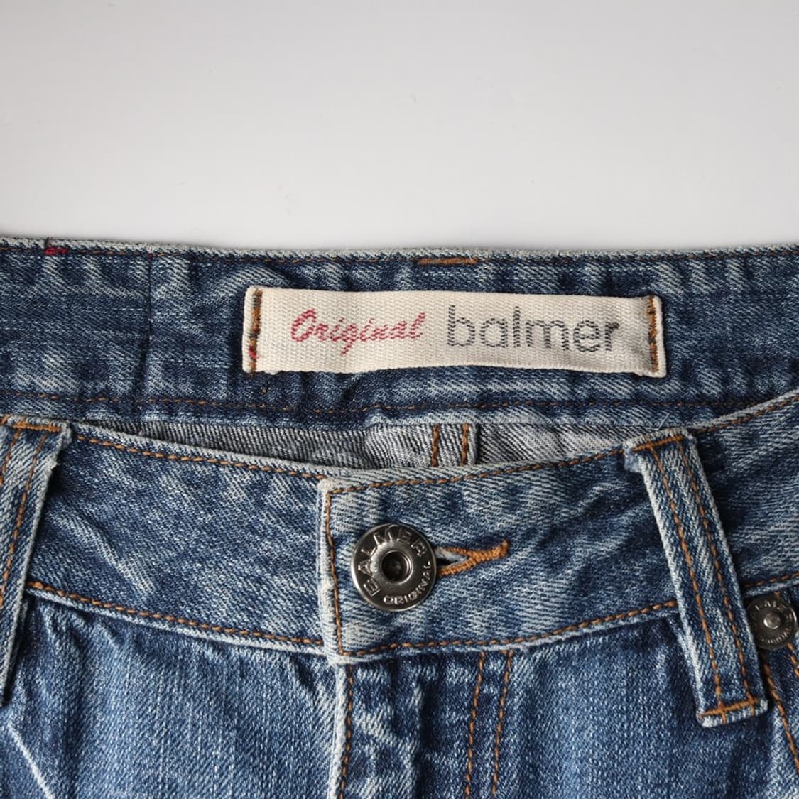 Balmer 입체 포켓 워싱 카고 데님 팬츠 32 상품이미지6