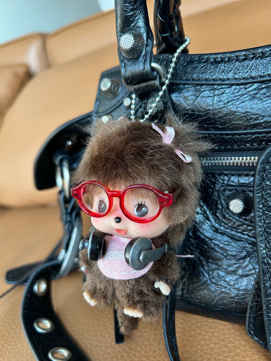 (17)커스텀💕[정품 몬치치 · 베비치치 SS 여아 걸 빅헤드 키링] 상품이미지3