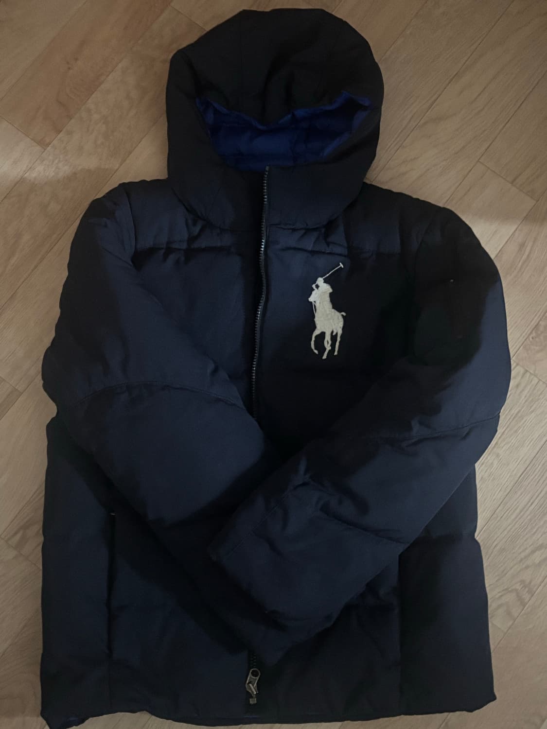 폴로 빅포니 패딩 네이비 상품이미지2