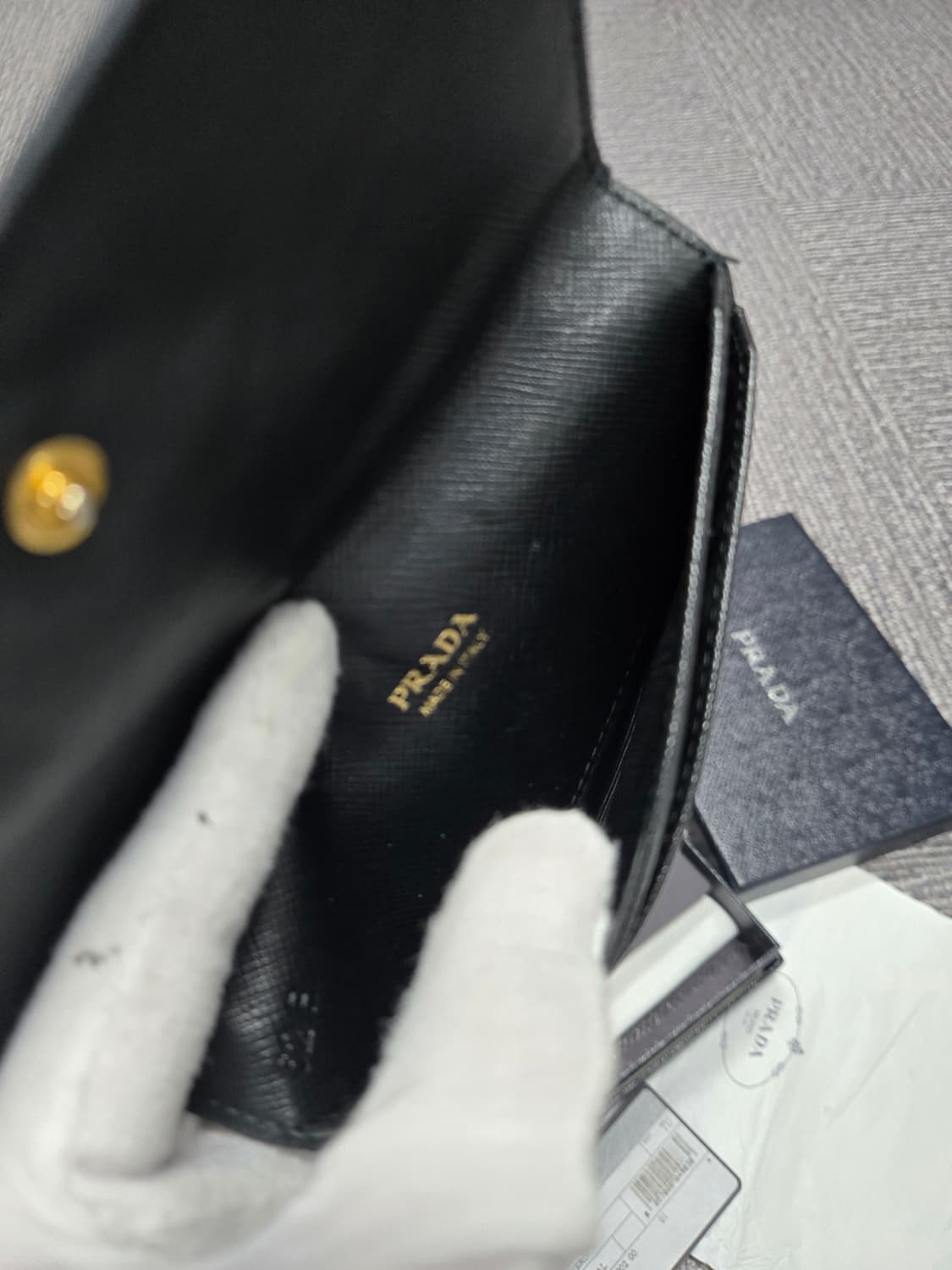 [특가][정품] 프라다 사피아노 카드홀더 반지갑 상품이미지6