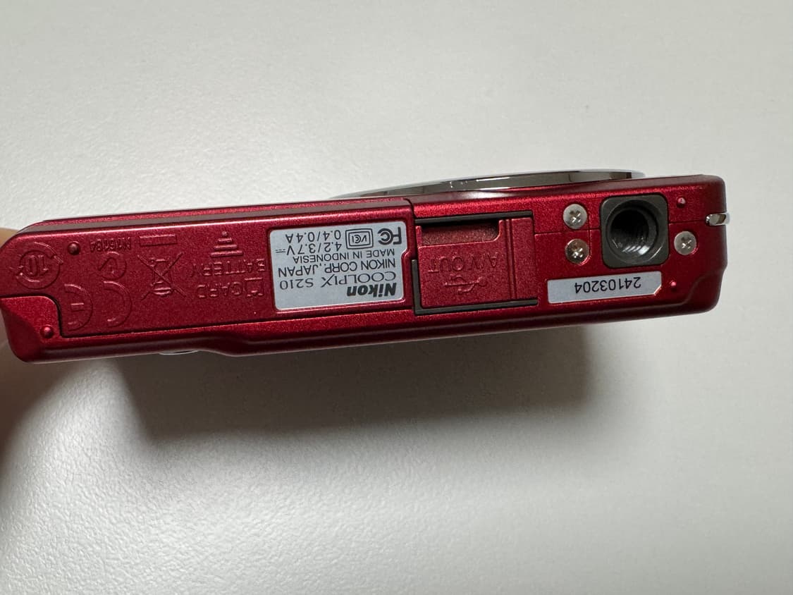 니콘 쿨픽스 s210 레드 디카 상품이미지4
