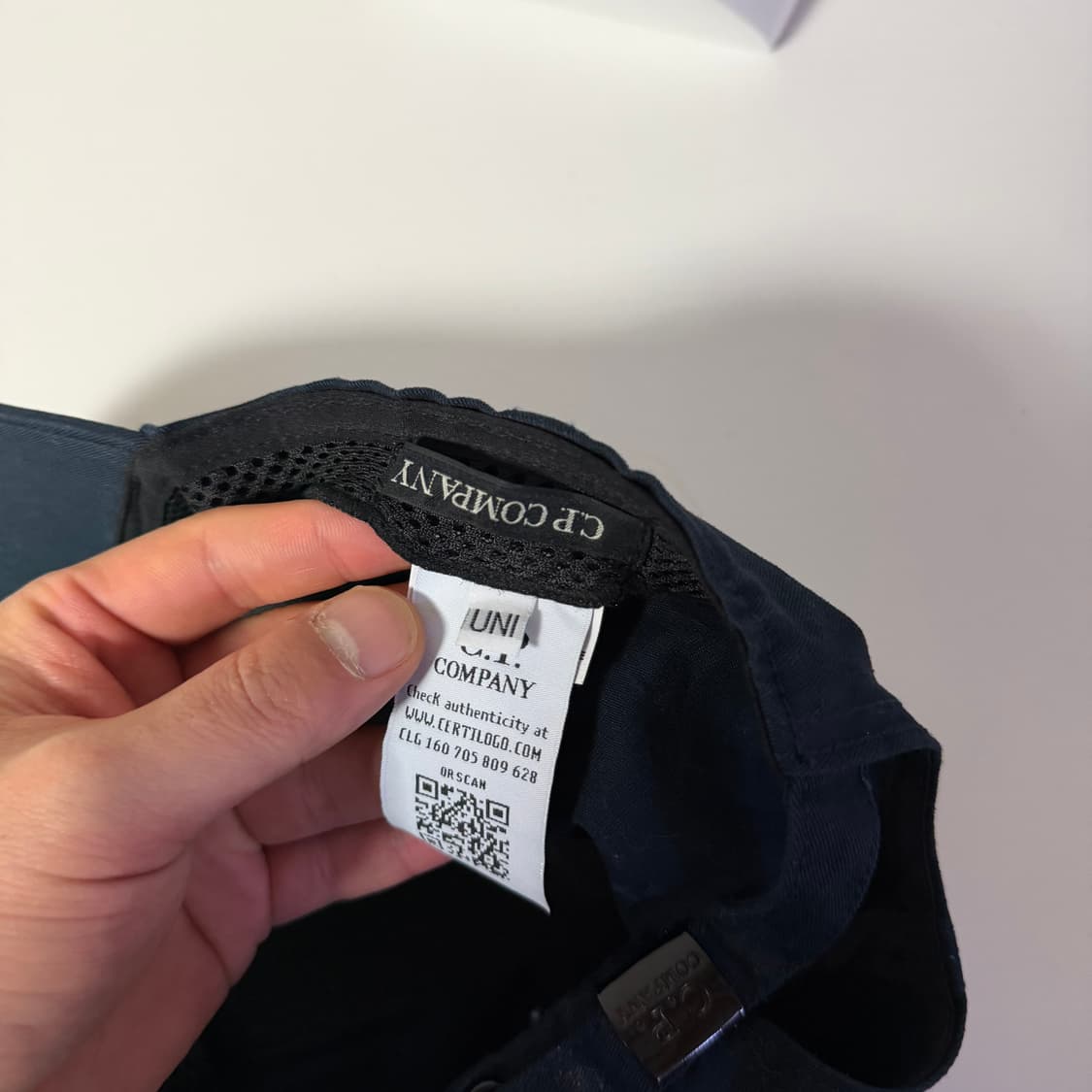 C.P. Company 로고 네이비 볼캡 상품이미지5