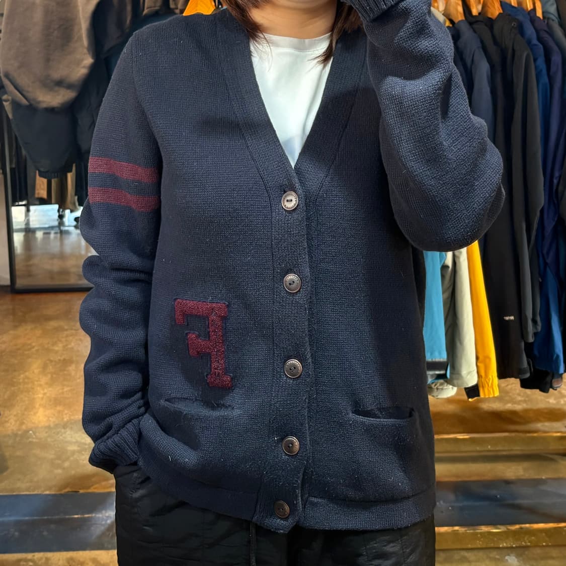 아베크롬비 네이비 가디건 상품이미지1