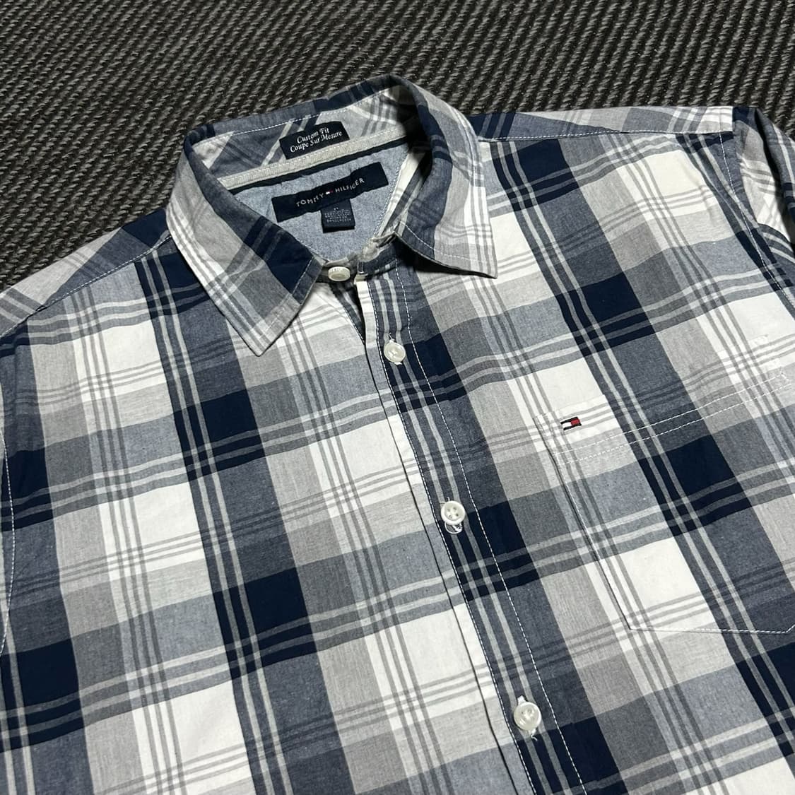 [M] Tommy 타미힐피거 코튼 체크셔츠 상품이미지3