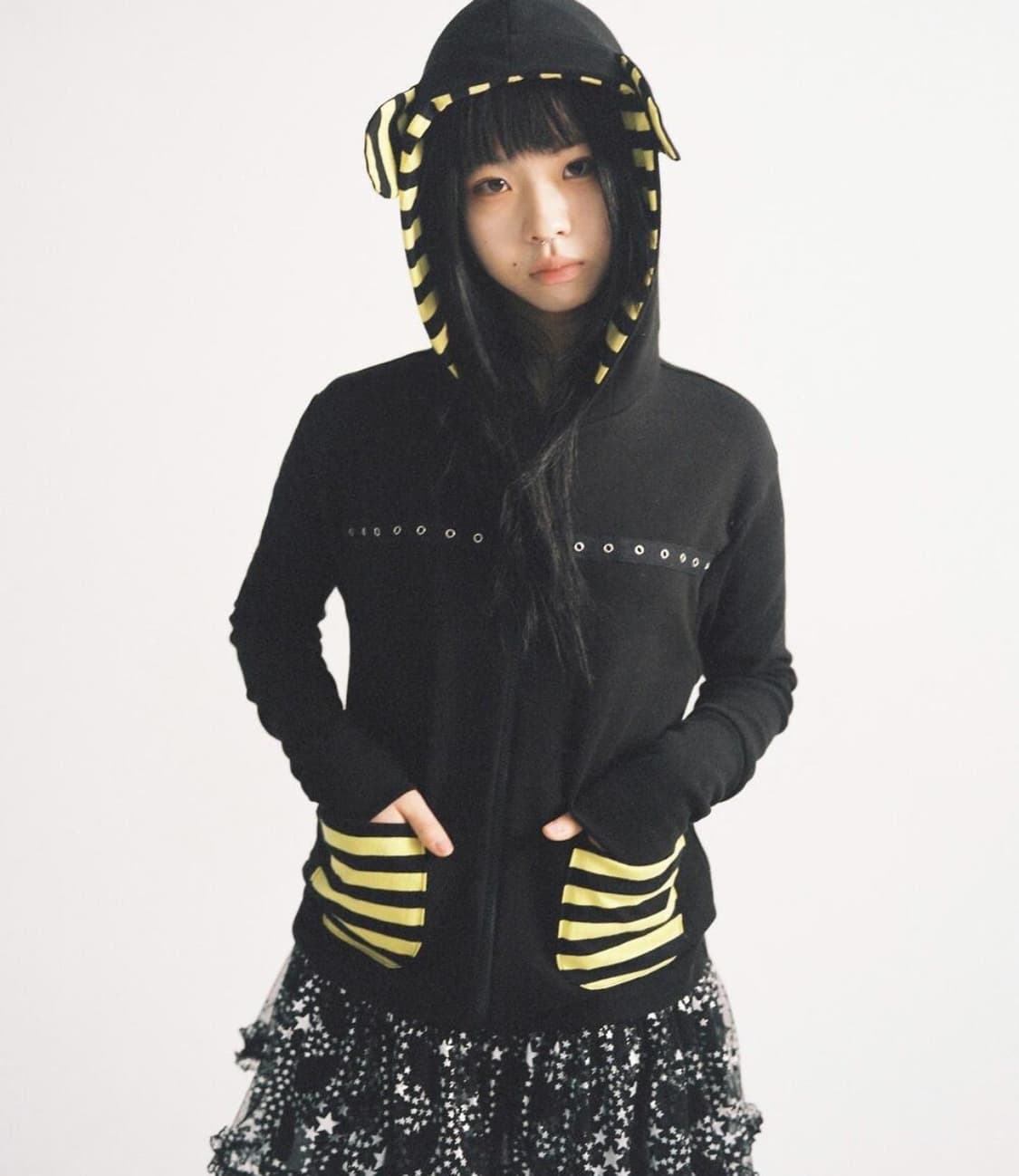 아컨시엘 후드집업 baby honey bear with tale 상품이미지1